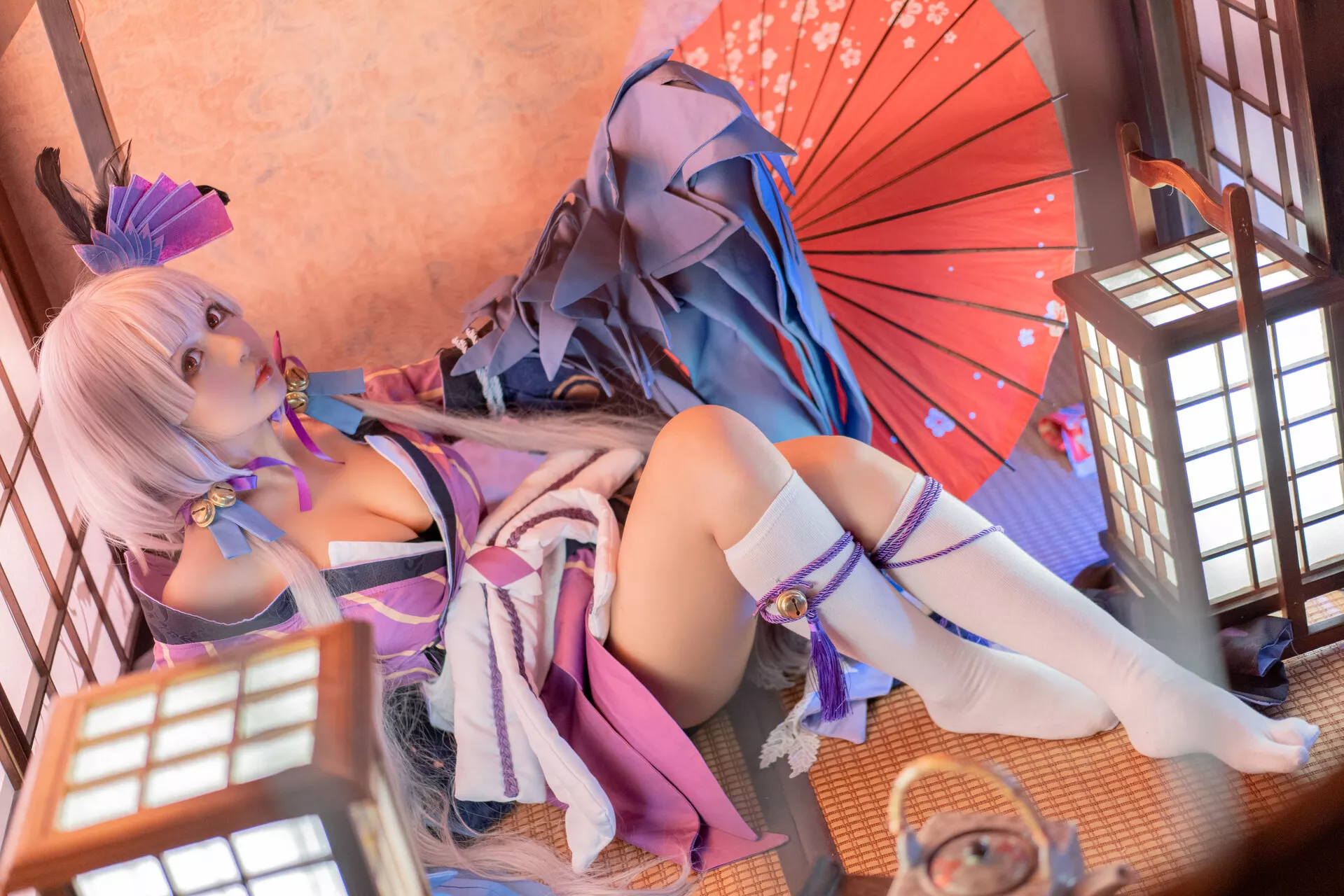 福报 Itsumade 仙女 Cosplay (Onmyoji �X醒 以津真天 ��阳师) 【黑猫猫】