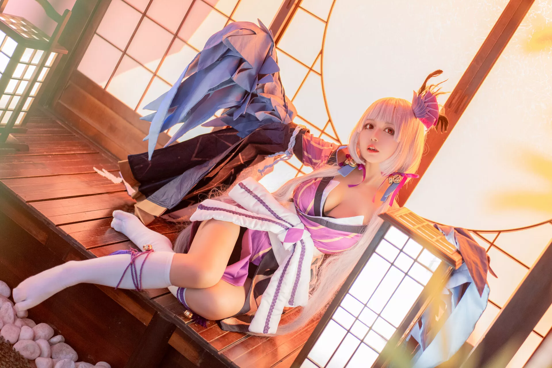 福报 Itsumade 仙女 Cosplay (Onmyoji �X醒 以津真天 ��阳师) 【黑猫猫】