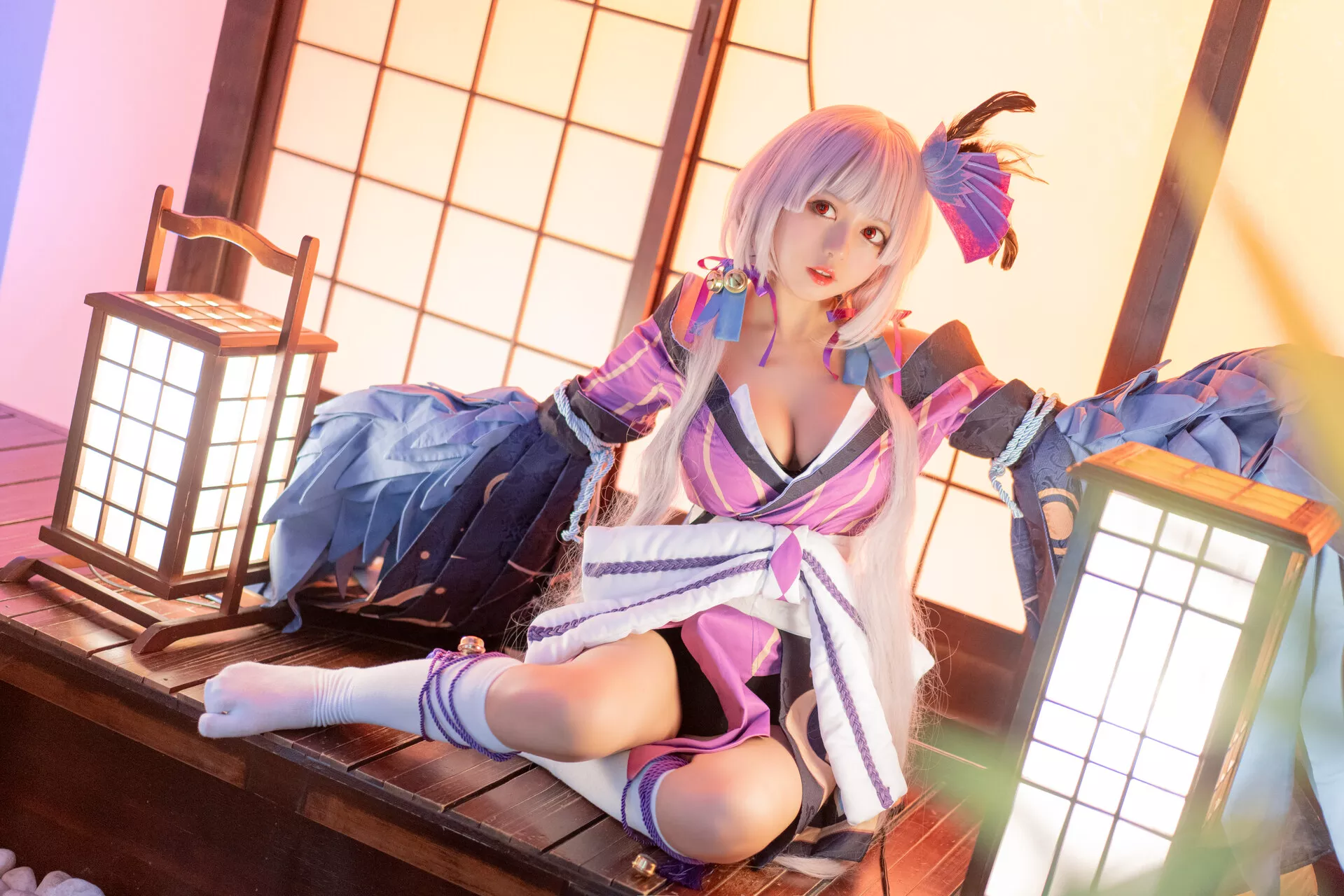 福报 Itsumade 仙女 Cosplay (Onmyoji �X醒 以津真天 ��阳师) 【黑猫猫】