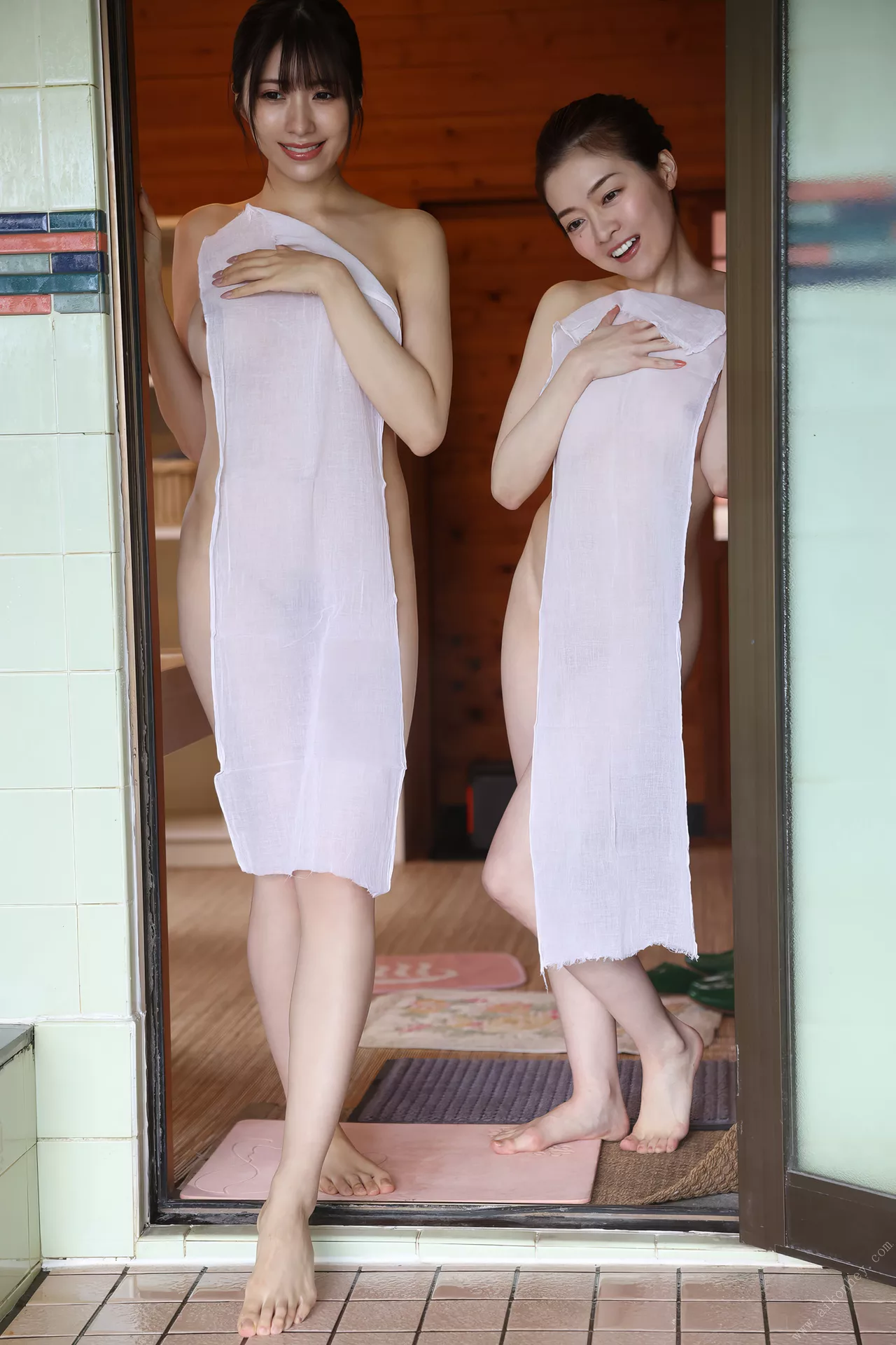 【今夜、私はあなたのしもべ】 つばさ舞×藤かんな周刊写真集 全集修正