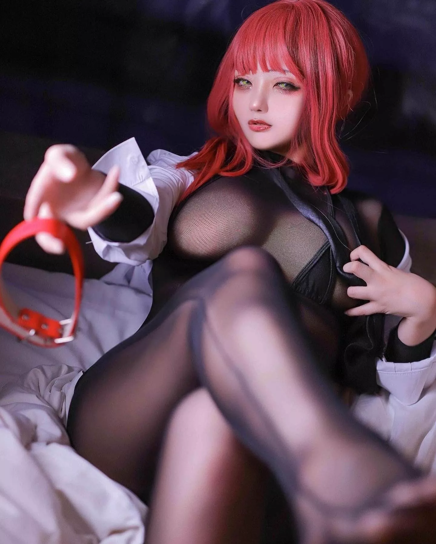 Cosplay Man Chainsaw 【芥川Aku】 福利 Makima 仙女