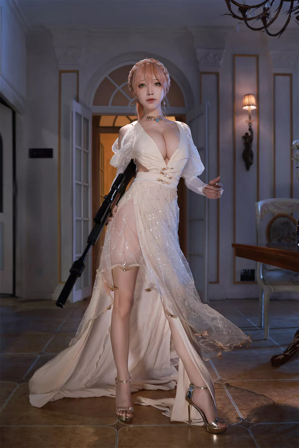 密拍 OTs cos Cosplay 仙女 Groza 福利 player 14 【水淼 Aqua】 GirlsFrontline 福利