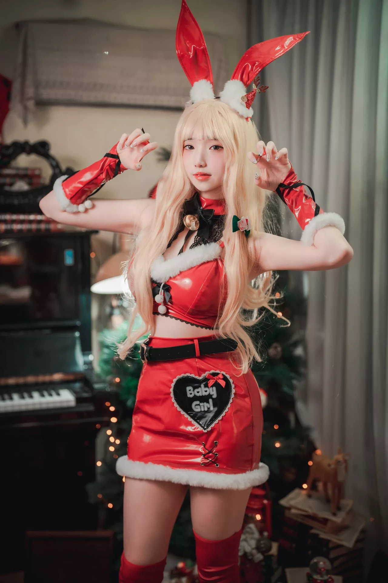 嫩模 摄影 Christmas Bambi【DJAWA 全集修正 2021 南韩 大佳玩】 Special