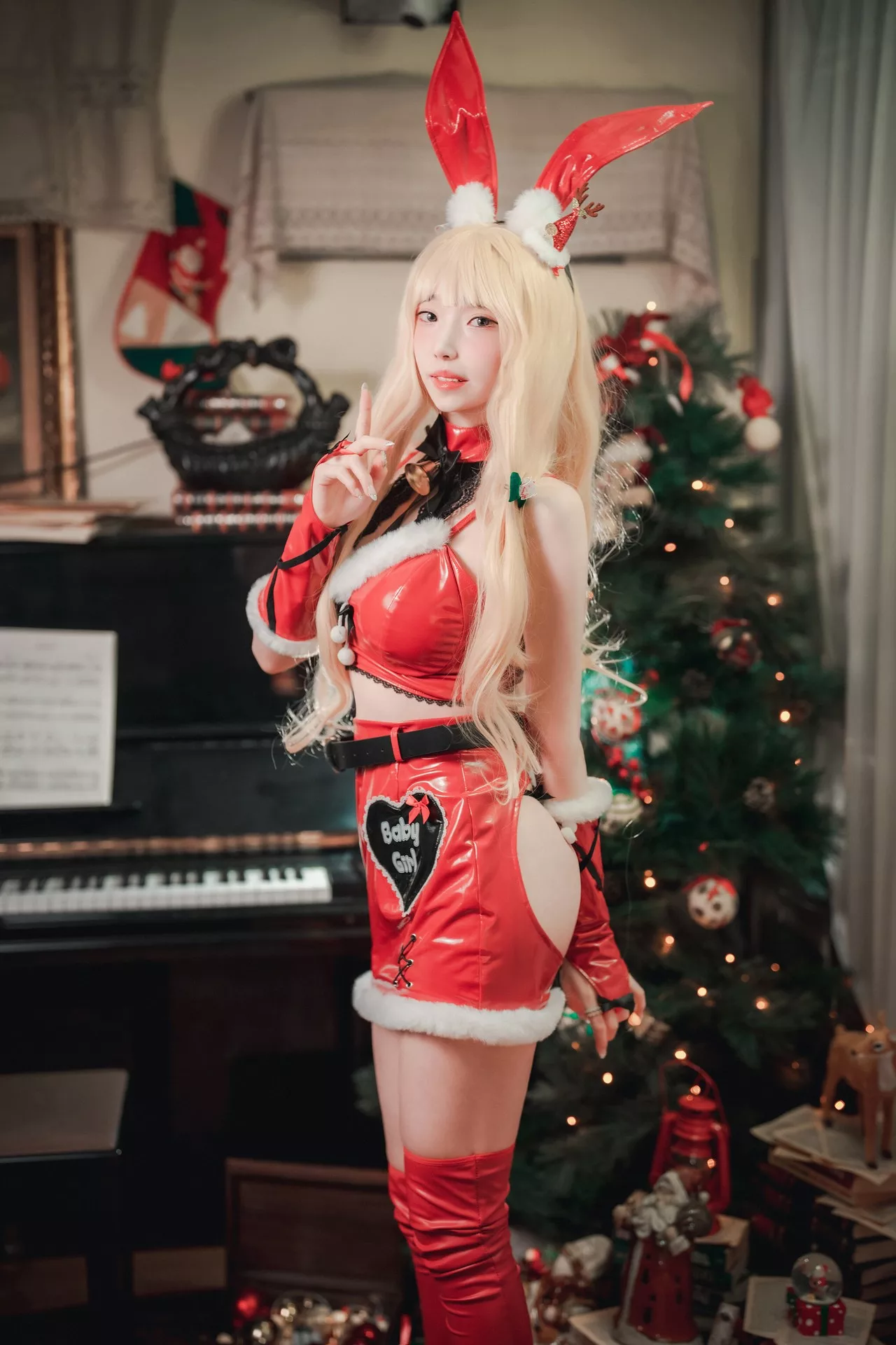 嫩模 摄影 Christmas Bambi【DJAWA 全集修正 2021 南韩 大佳玩】 Special