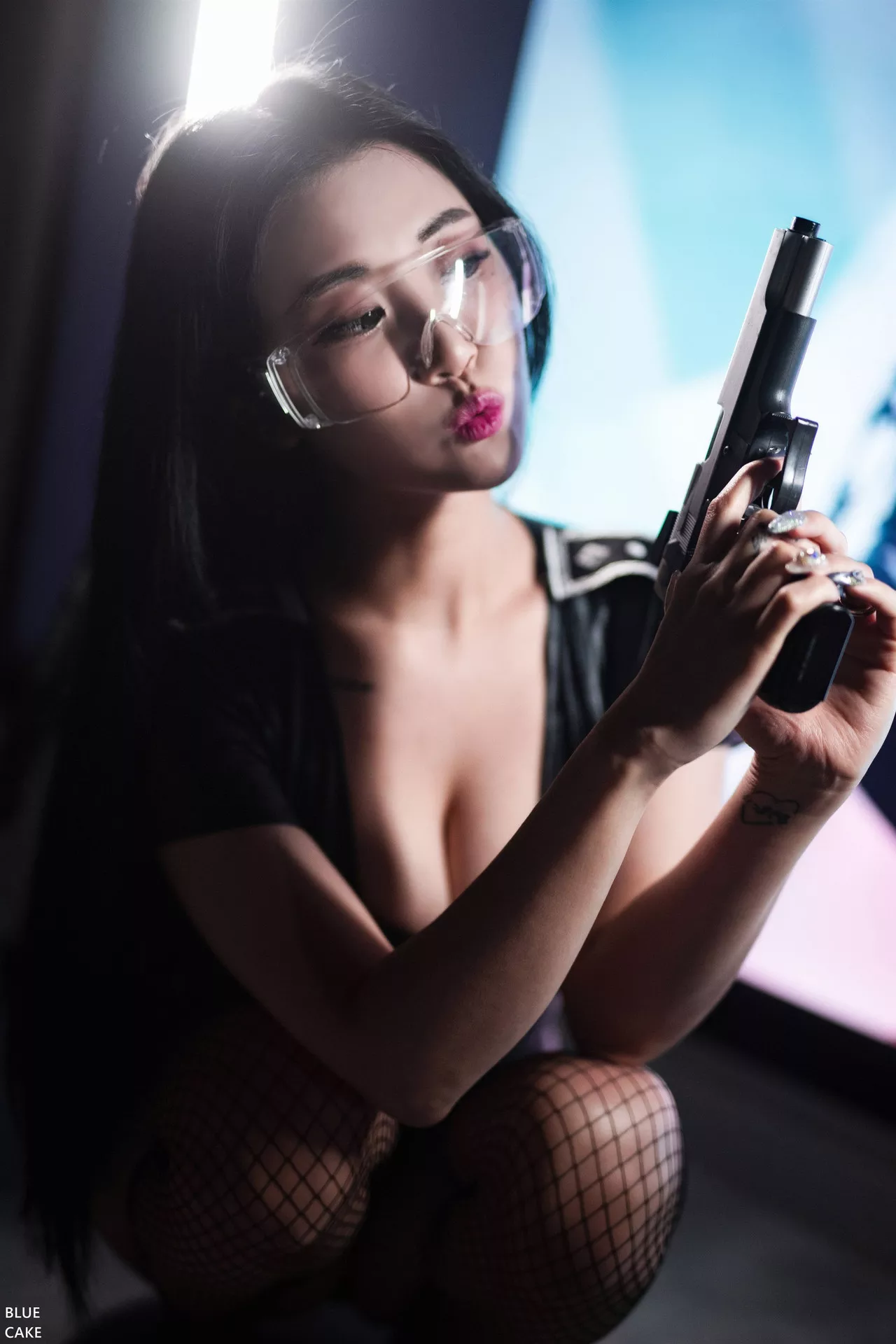 全集修正 Jeong 韩国 女神 蓝色蛋糕】 写真 Bomi Siren 【BLUECAKE