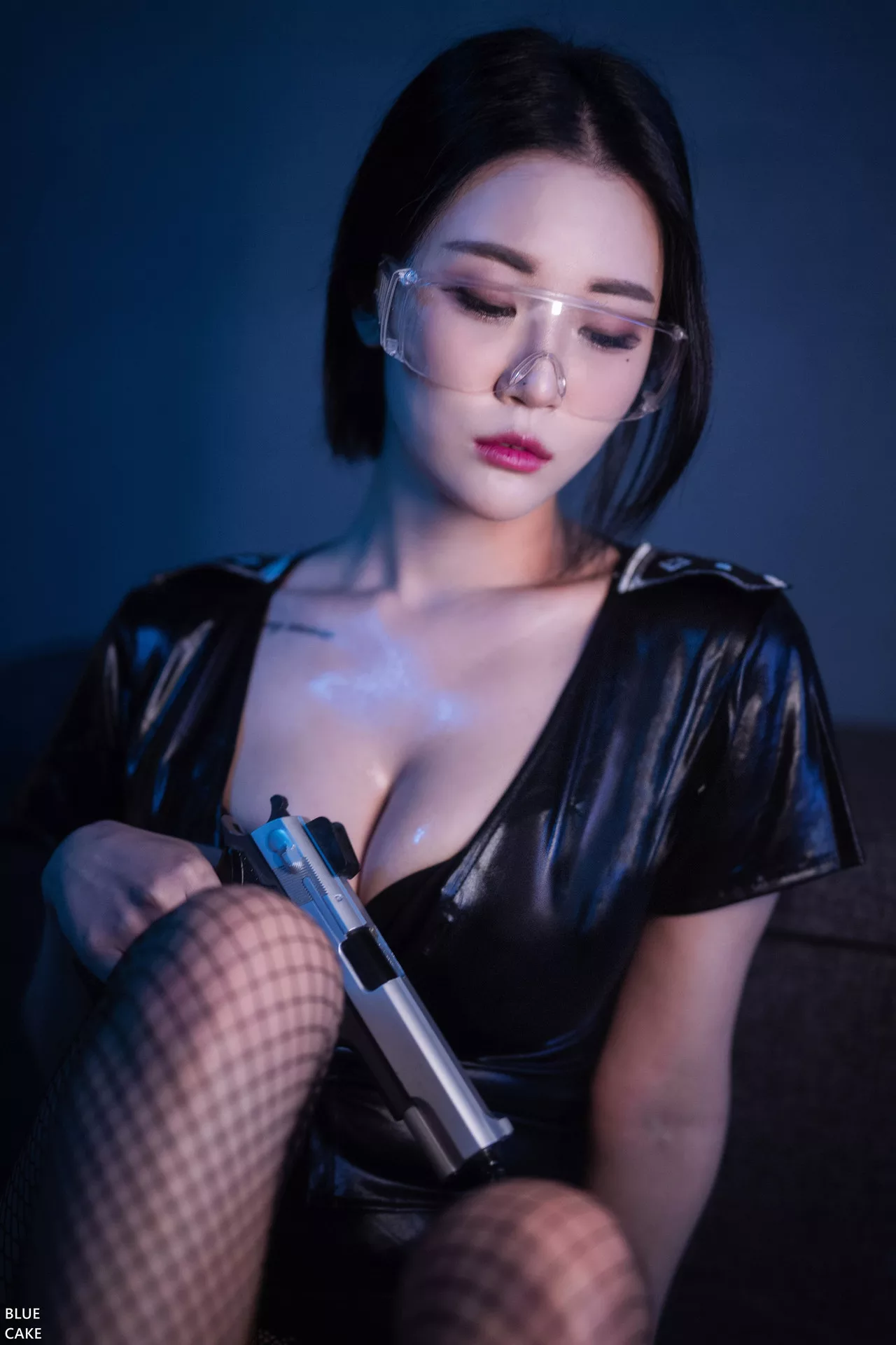 全集修正 Jeong 韩国 女神 蓝色蛋糕】 写真 Bomi Siren 【BLUECAKE
