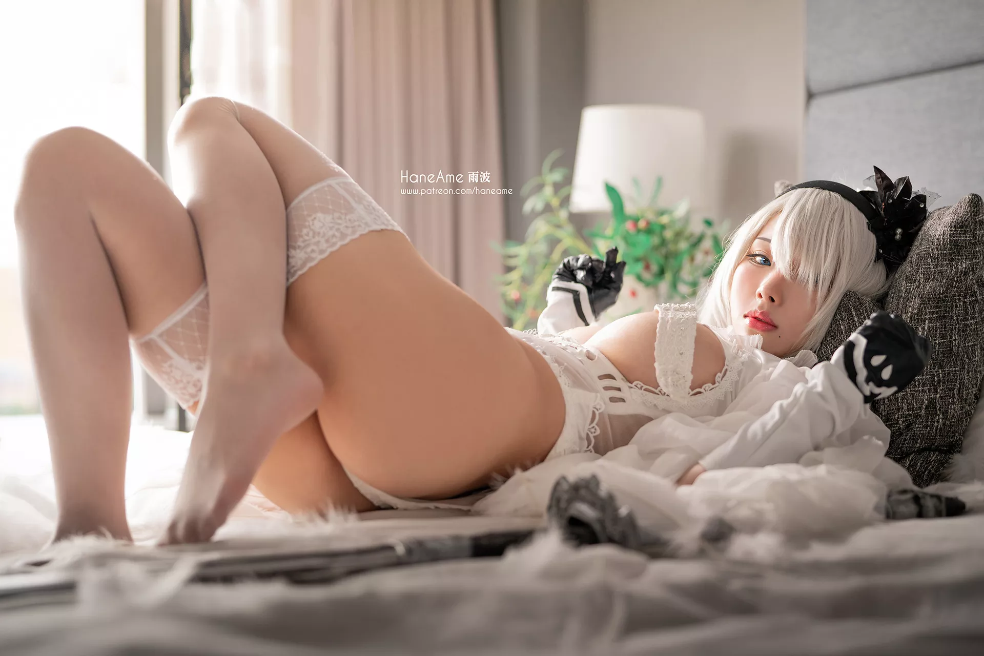 2B Cosplay Dress 【HaneAme 佳人 Wedding 福利 雨波】 Version