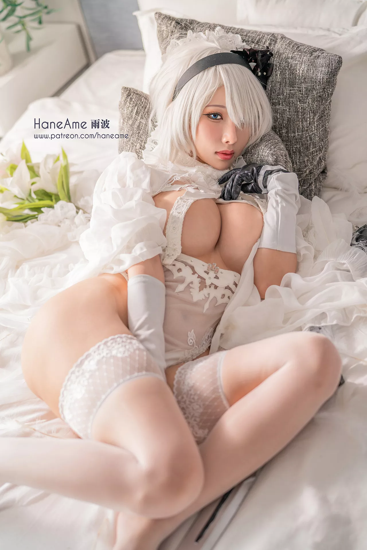 2B Cosplay Dress 【HaneAme 佳人 Wedding 福利 雨波】 Version