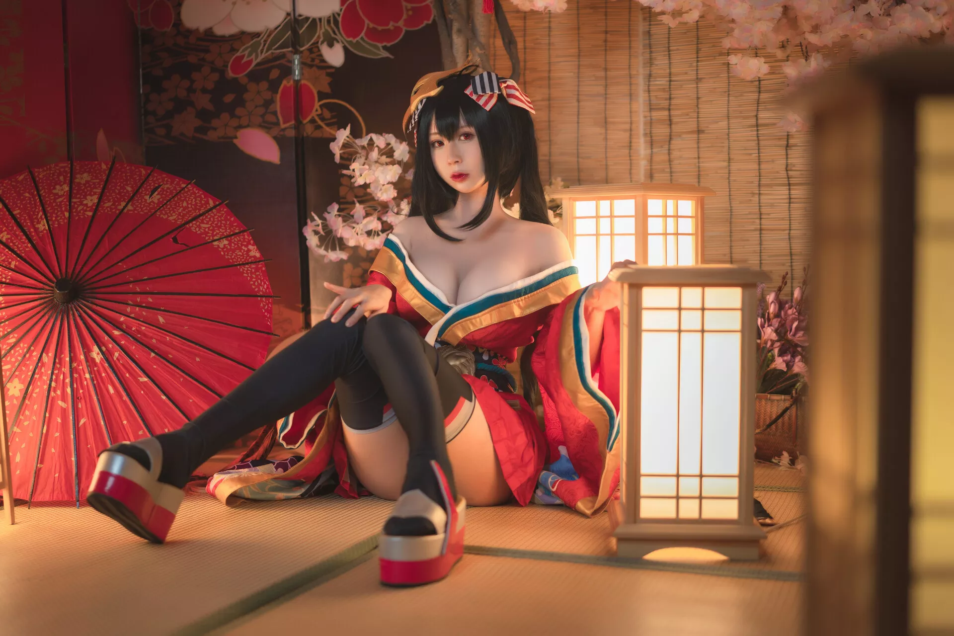 Lane 【西园寺南歌】 福利 Azur Taihou 大�L 原皮 Cosplay 仙女