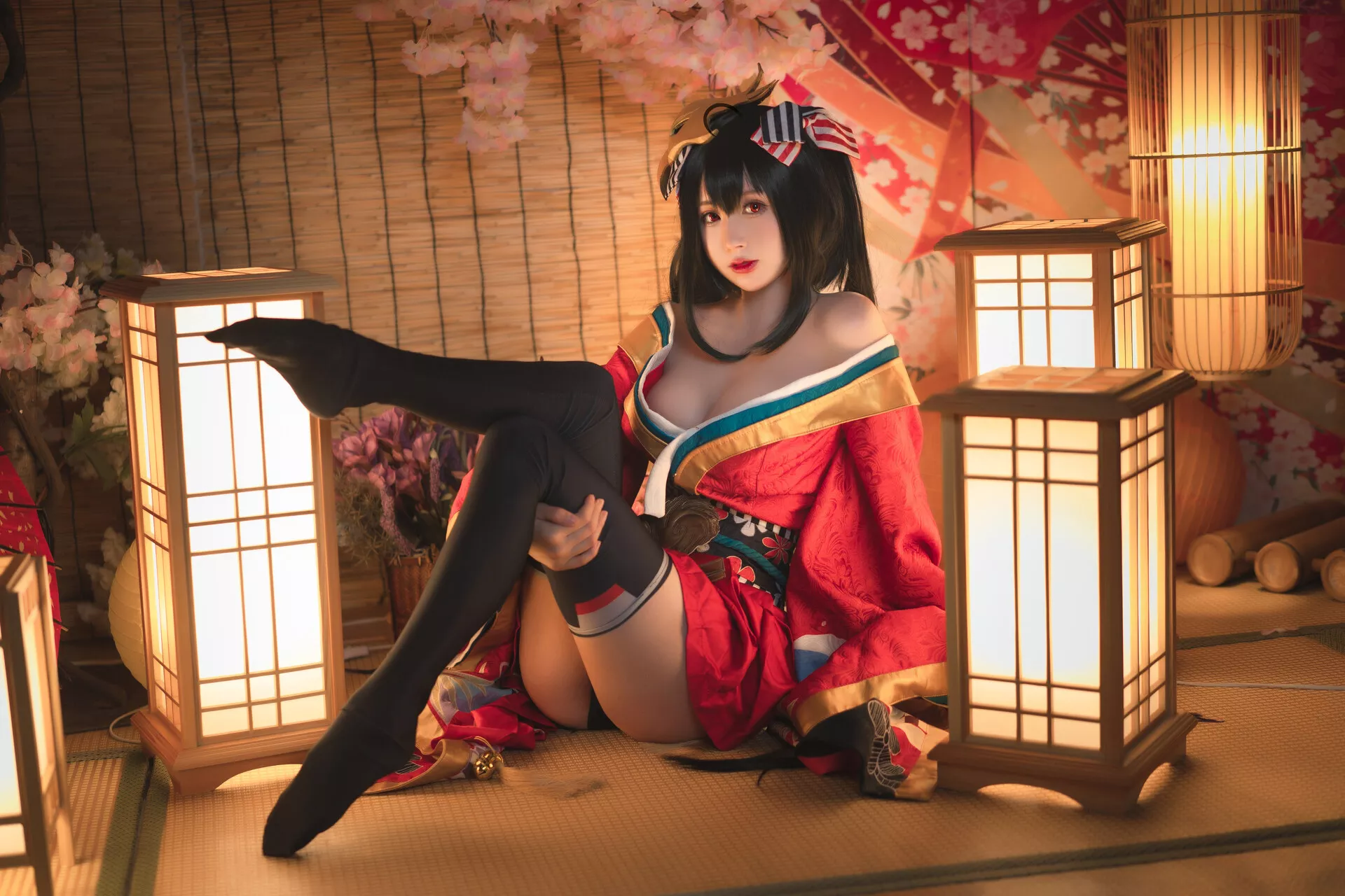Lane 【西园寺南歌】 福利 Azur Taihou 大�L 原皮 Cosplay 仙女