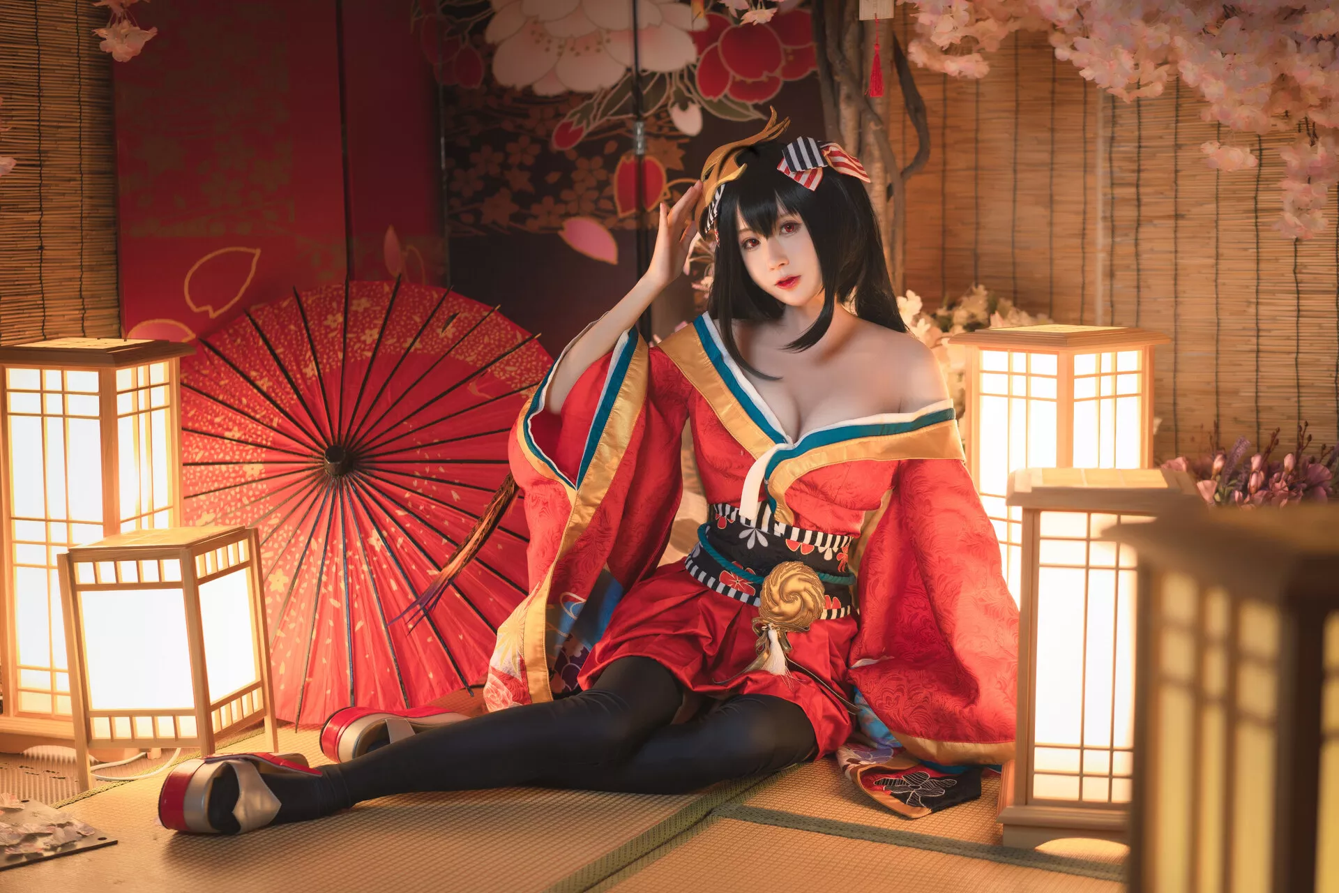 Lane 【西园寺南歌】 福利 Azur Taihou 大�L 原皮 Cosplay 仙女