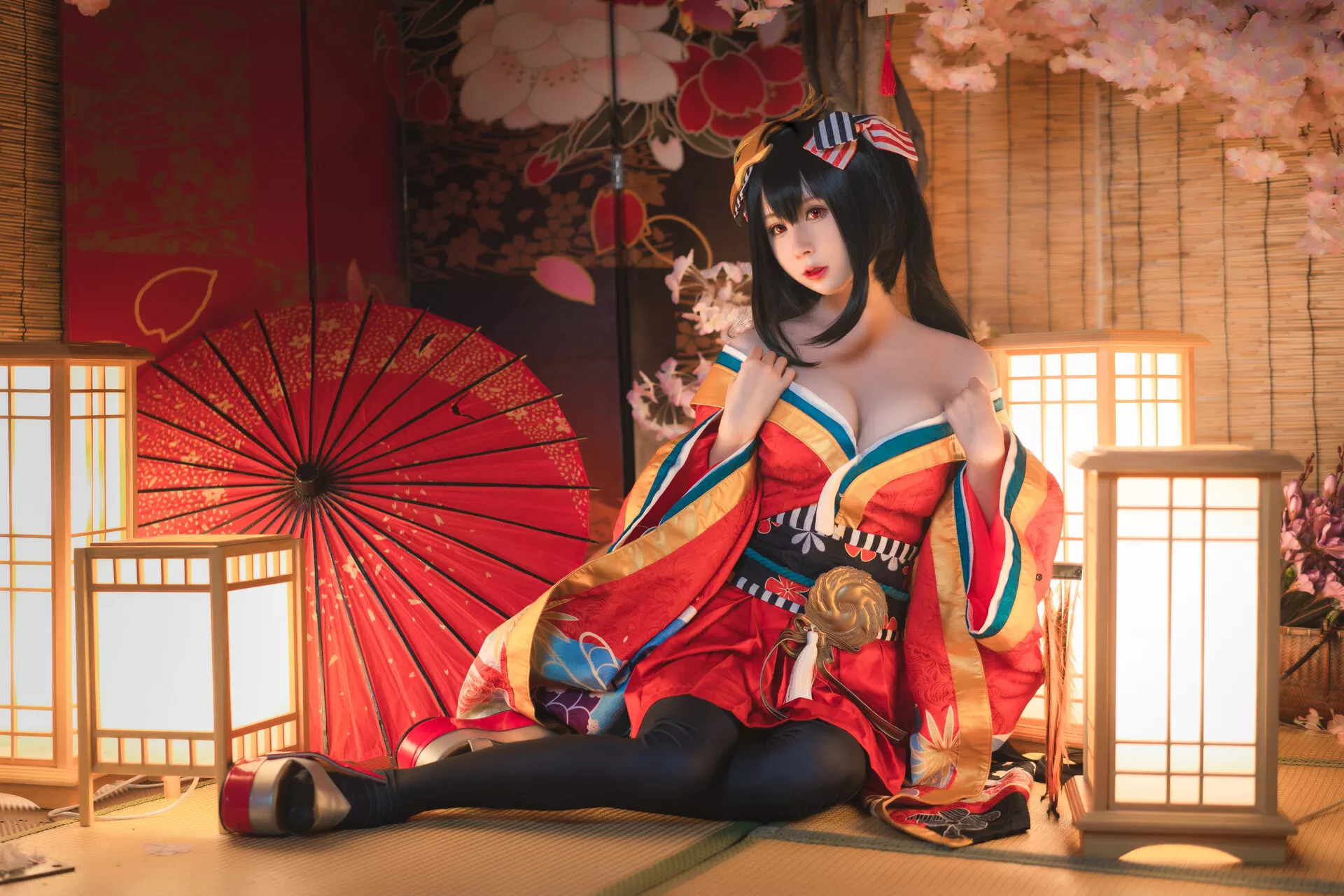 Lane 【西园寺南歌】 福利 Azur Taihou 大�L 原皮 Cosplay 仙女