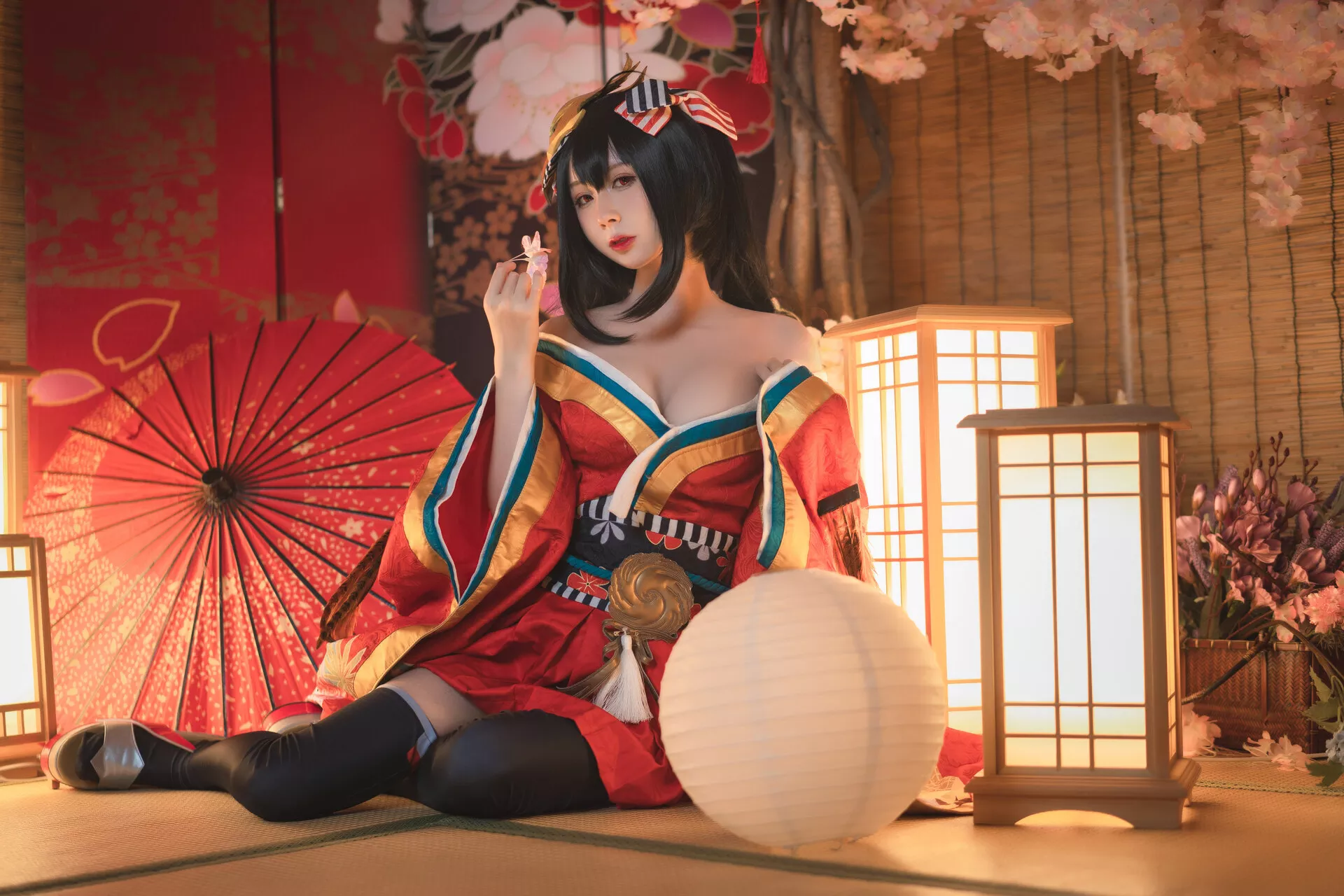 Lane 【西园寺南歌】 福利 Azur Taihou 大�L 原皮 Cosplay 仙女