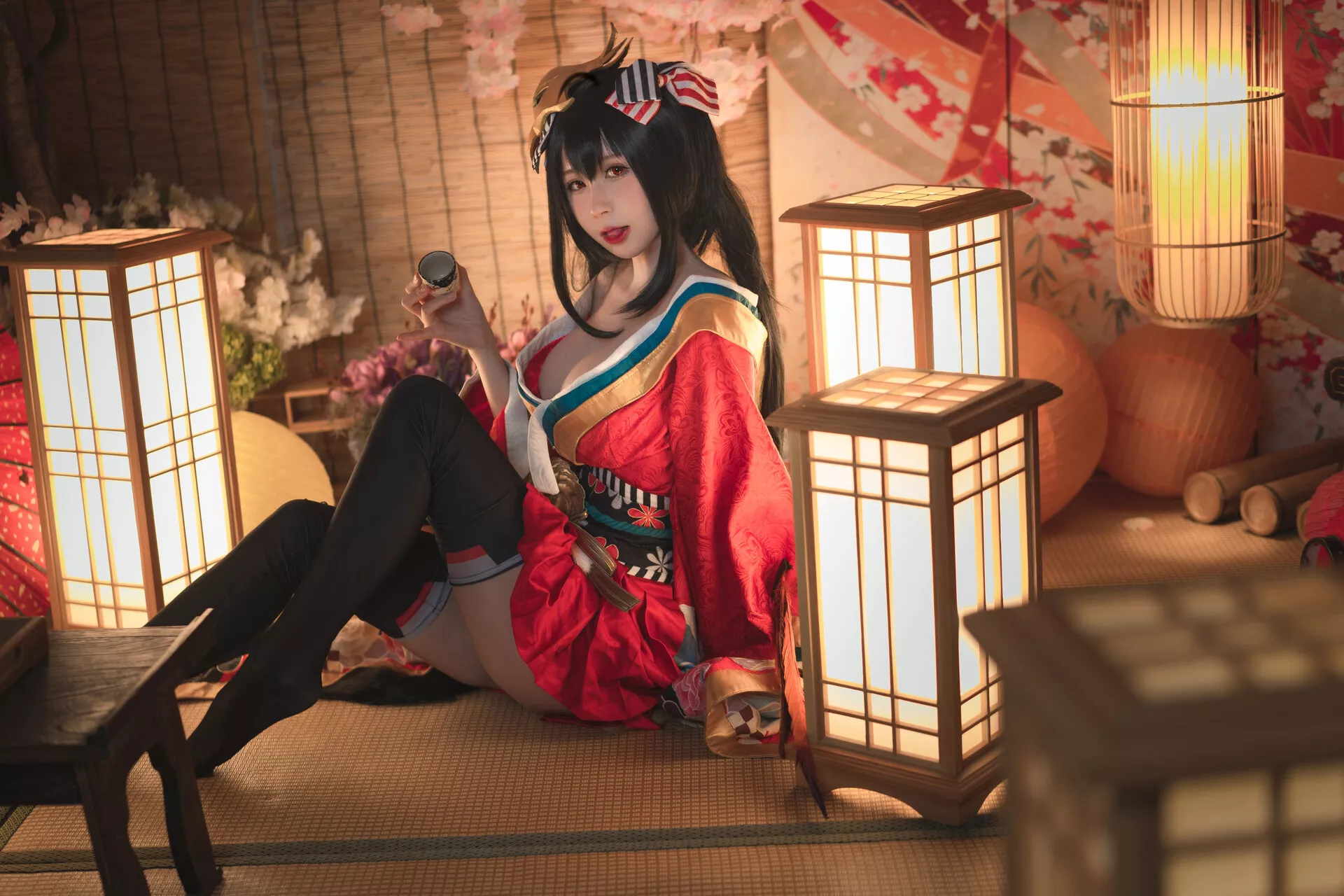 Lane 【西园寺南歌】 福利 Azur Taihou 大�L 原皮 Cosplay 仙女