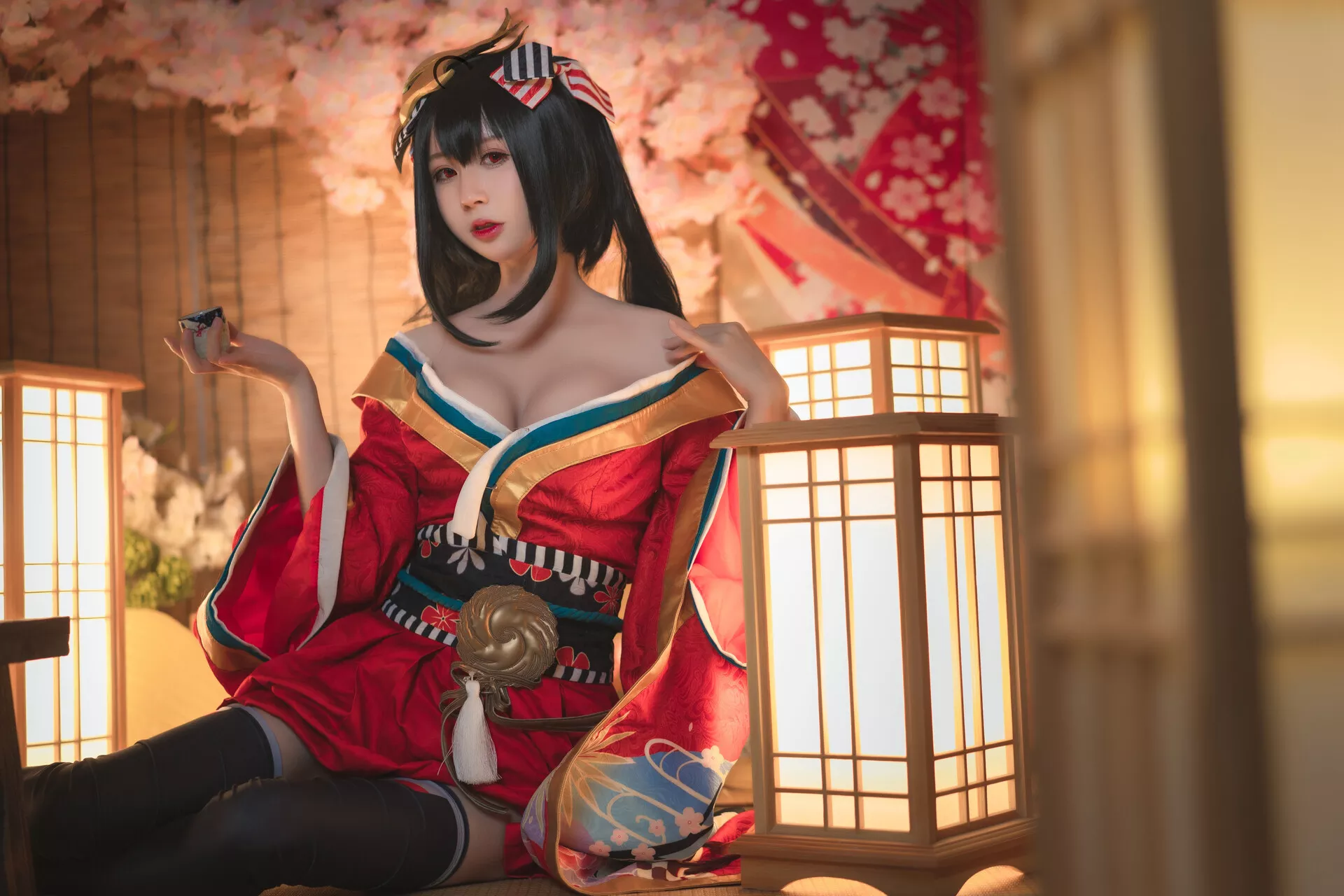 Lane 【西园寺南歌】 福利 Azur Taihou 大�L 原皮 Cosplay 仙女