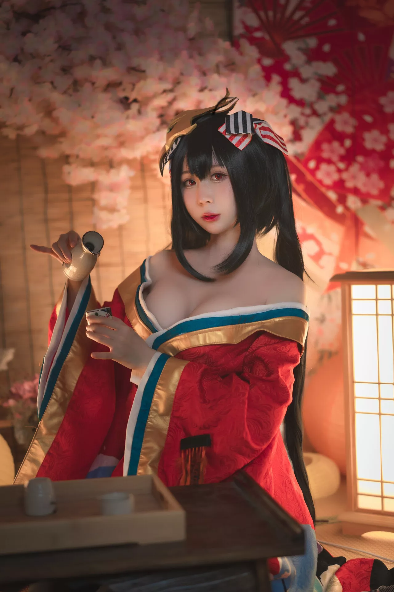 Lane 【西园寺南歌】 福利 Azur Taihou 大�L 原皮 Cosplay 仙女