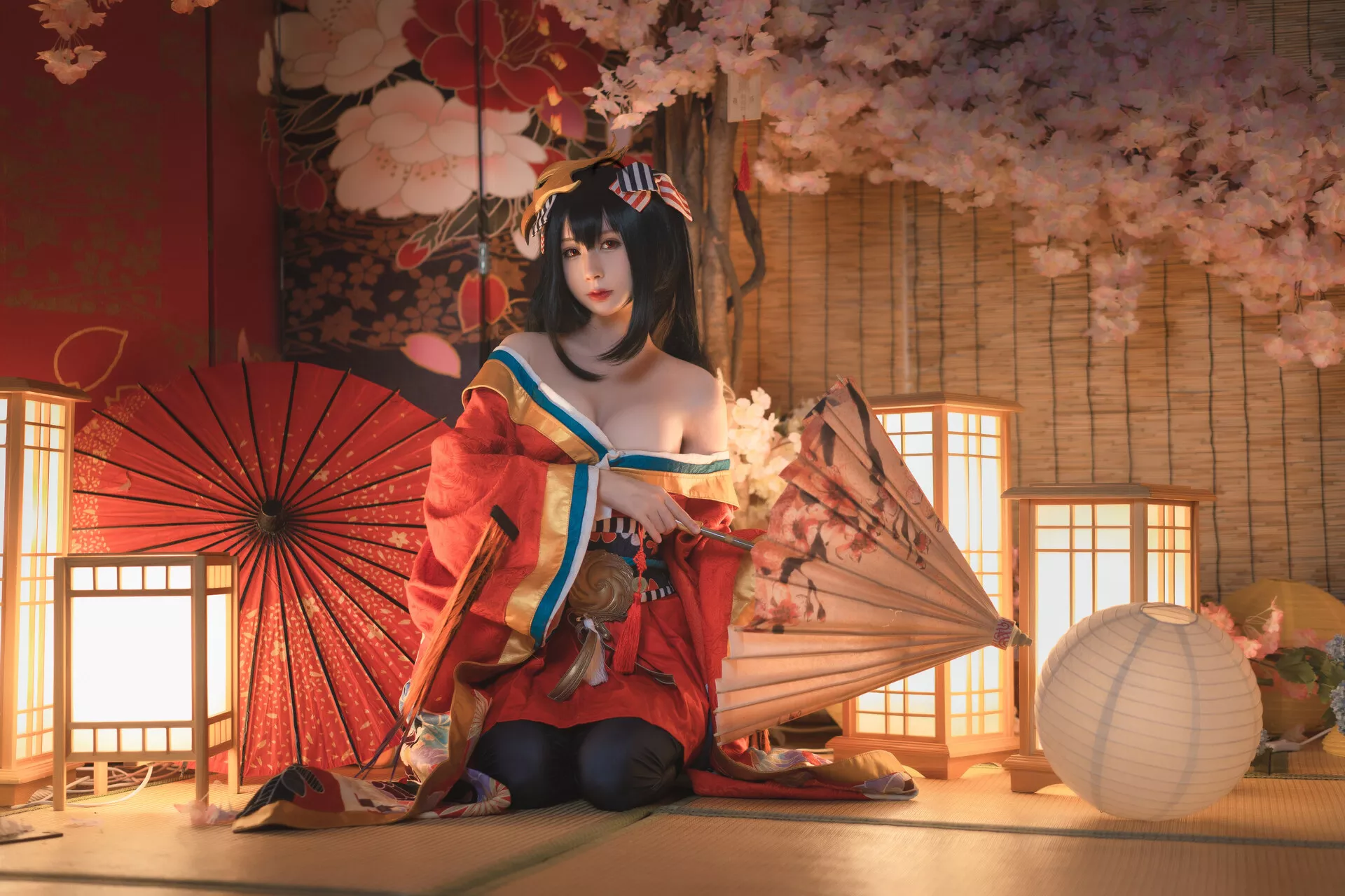 Lane 【西园寺南歌】 福利 Azur Taihou 大�L 原皮 Cosplay 仙女