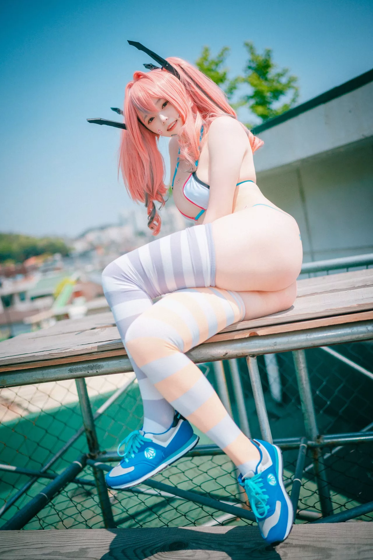 Bremerton Bambi【DJAWA (Azur USS 全集修正 Hot 写真 韩国 Scorching Lane) 嫩模 Training 大佳玩】