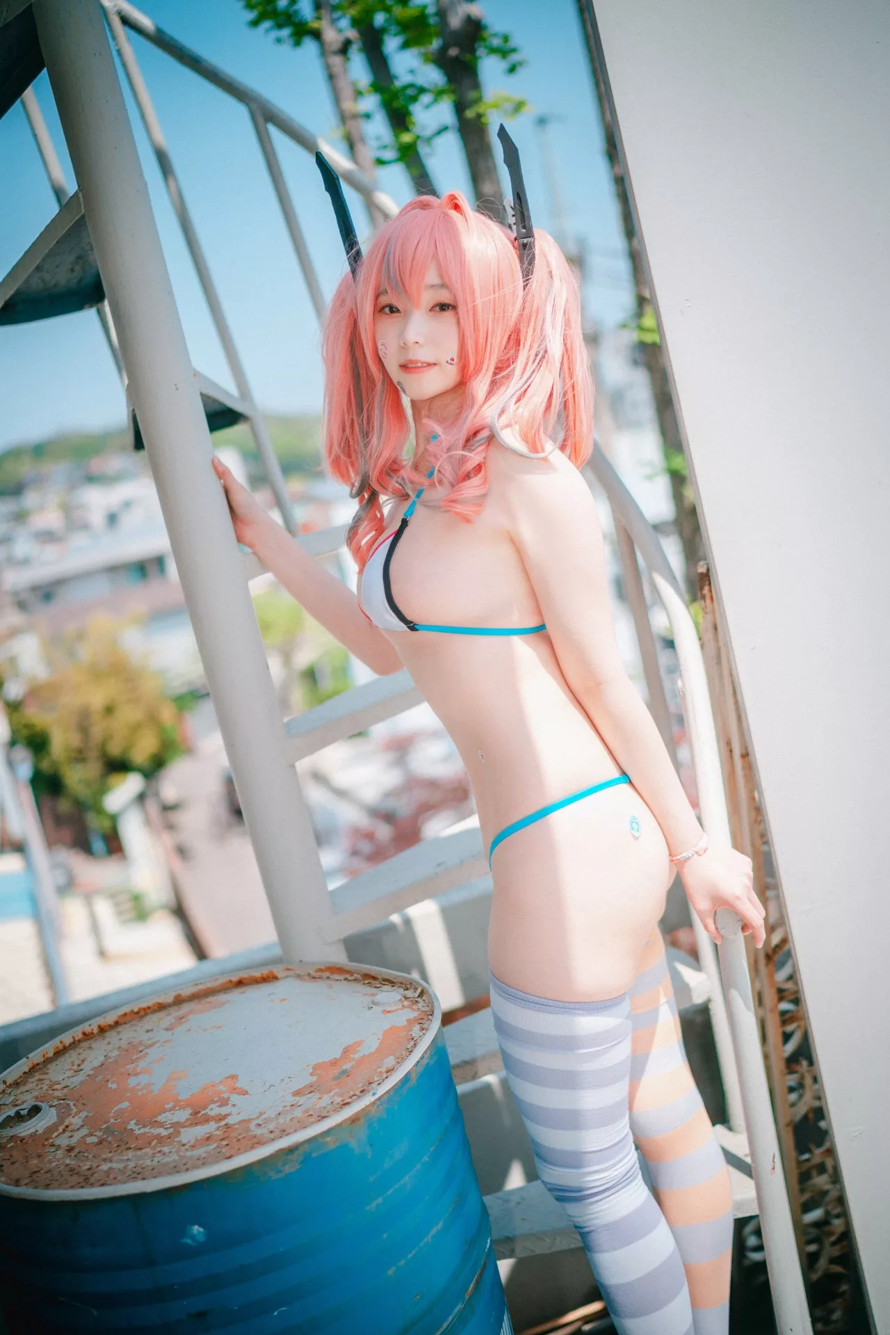 Bremerton Bambi【DJAWA (Azur USS 全集修正 Hot 写真 韩国 Scorching Lane) 嫩模 Training 大佳玩】