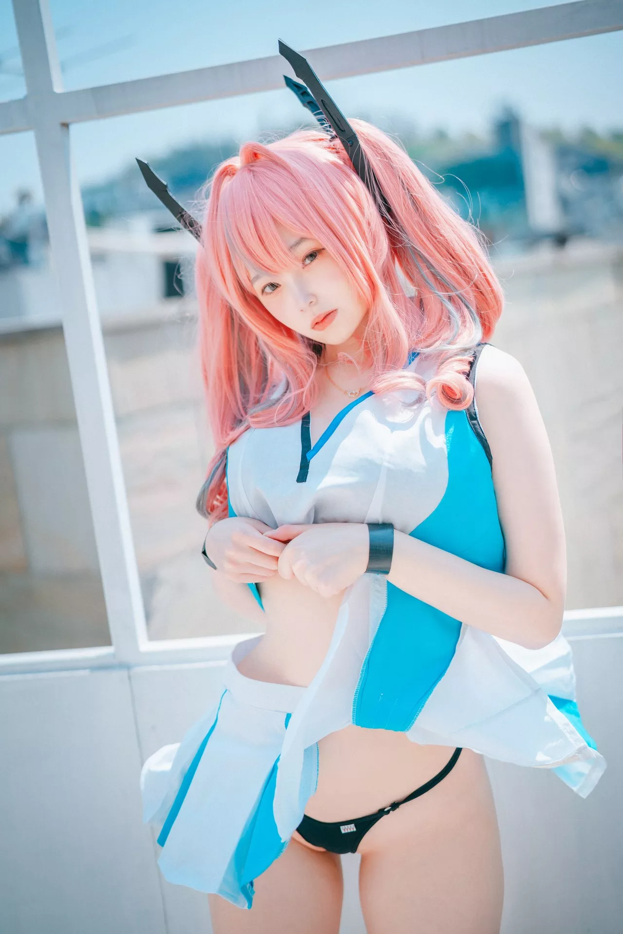 Bremerton Bambi【DJAWA (Azur USS 全集修正 Hot 写真 韩国 Scorching Lane) 嫩模 Training 大佳玩】