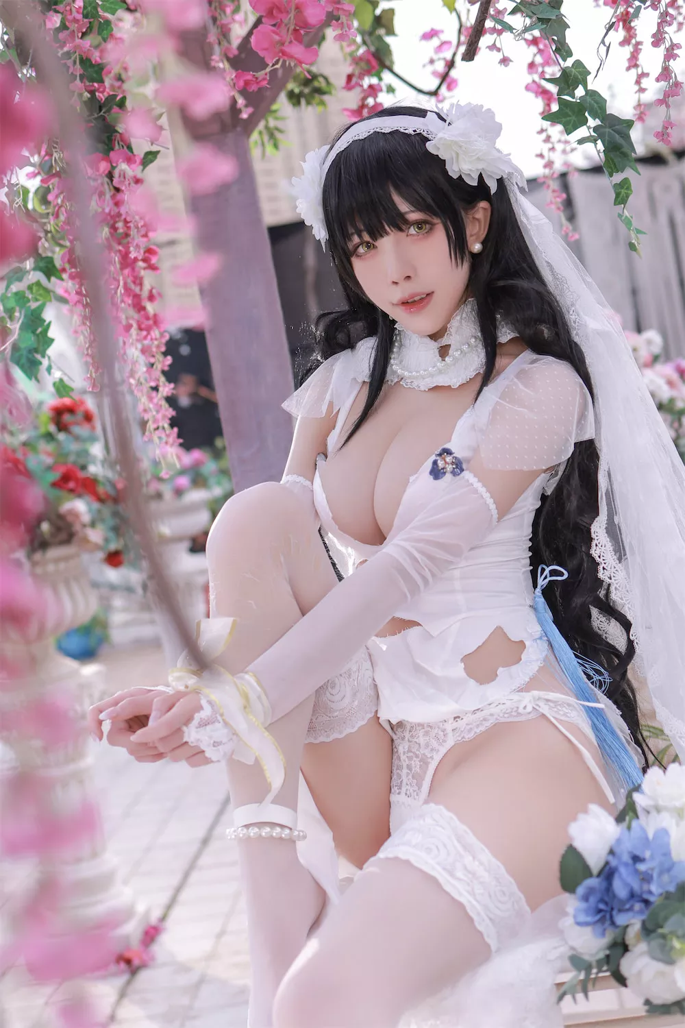 95式自动步枪 福报 Aqua】 私拍 福报 Type 仙女 Cosplay Groza GirlsFrontline player 【水淼 cos 95