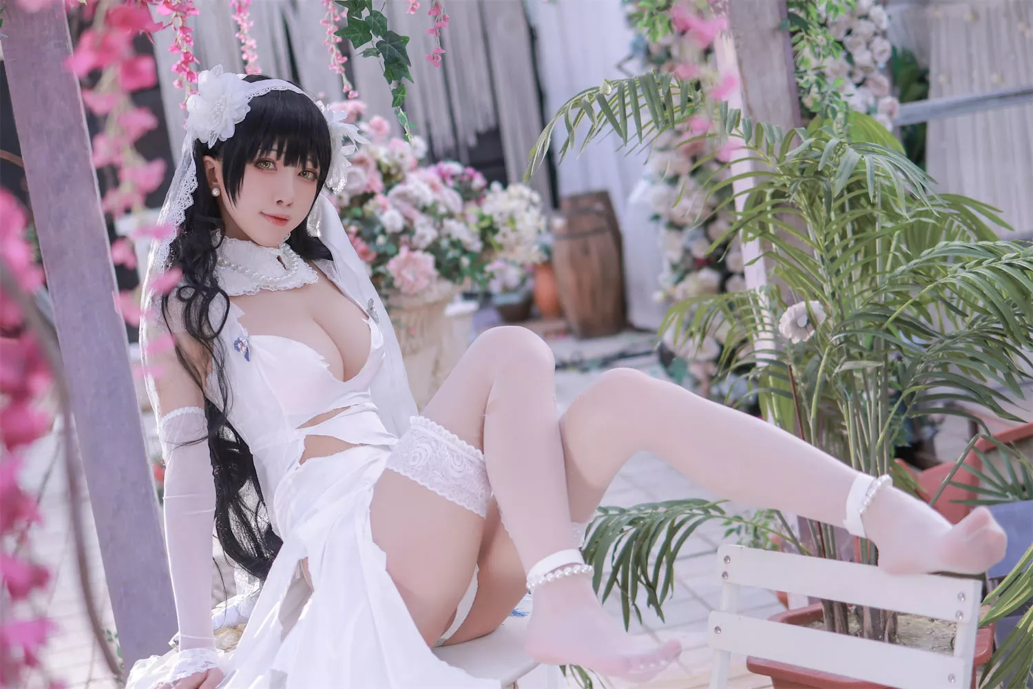 95式自动步枪 福报 Aqua】 私拍 福报 Type 仙女 Cosplay Groza GirlsFrontline player 【水淼 cos 95