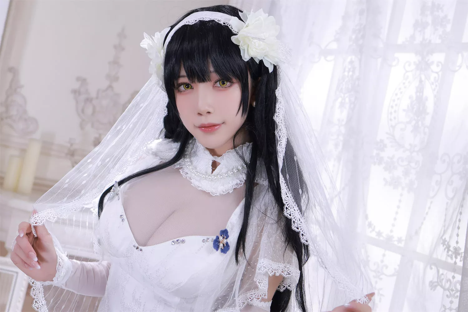 95式自动步枪 福报 Aqua】 私拍 福报 Type 仙女 Cosplay Groza GirlsFrontline player 【水淼 cos 95