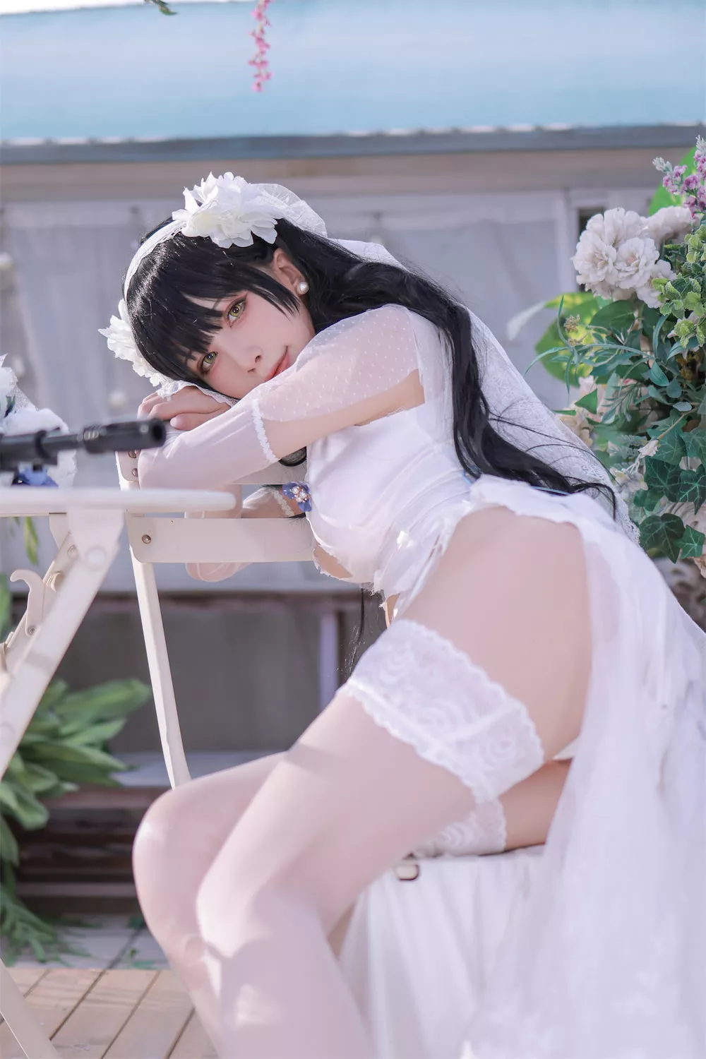 95式自动步枪 福报 Aqua】 私拍 福报 Type 仙女 Cosplay Groza GirlsFrontline player 【水淼 cos 95
