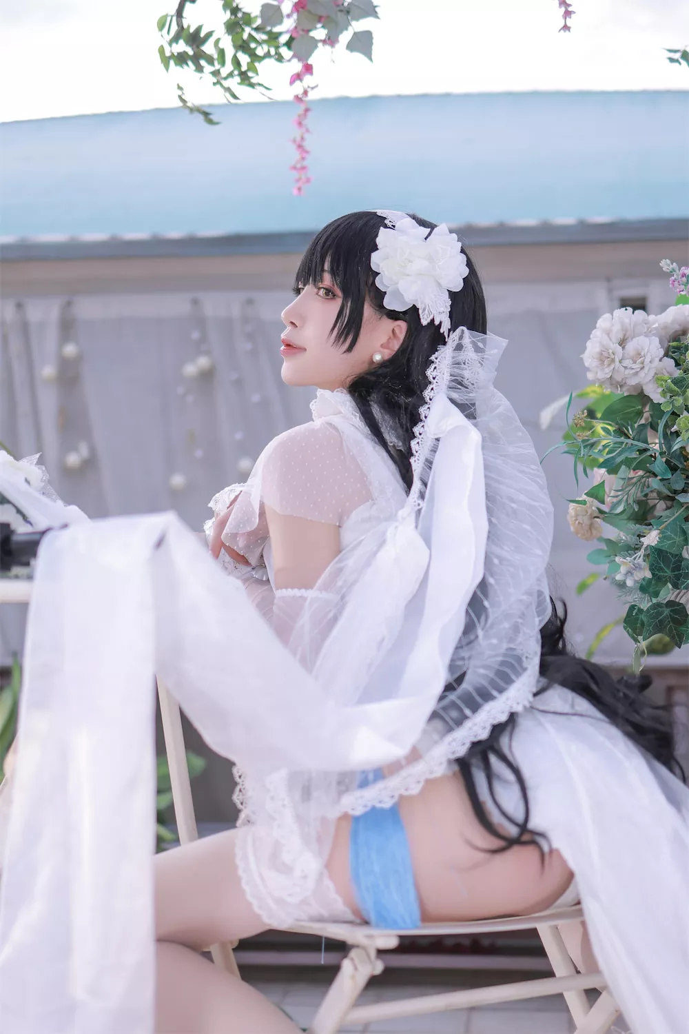 95式自动步枪 福报 Aqua】 私拍 福报 Type 仙女 Cosplay Groza GirlsFrontline player 【水淼 cos 95