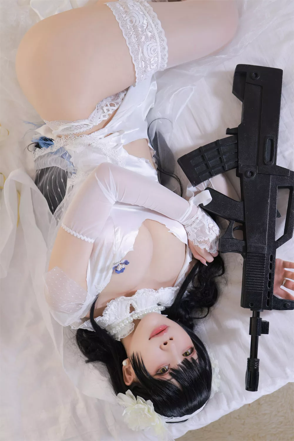 95式自动步枪 福报 Aqua】 私拍 福报 Type 仙女 Cosplay Groza GirlsFrontline player 【水淼 cos 95