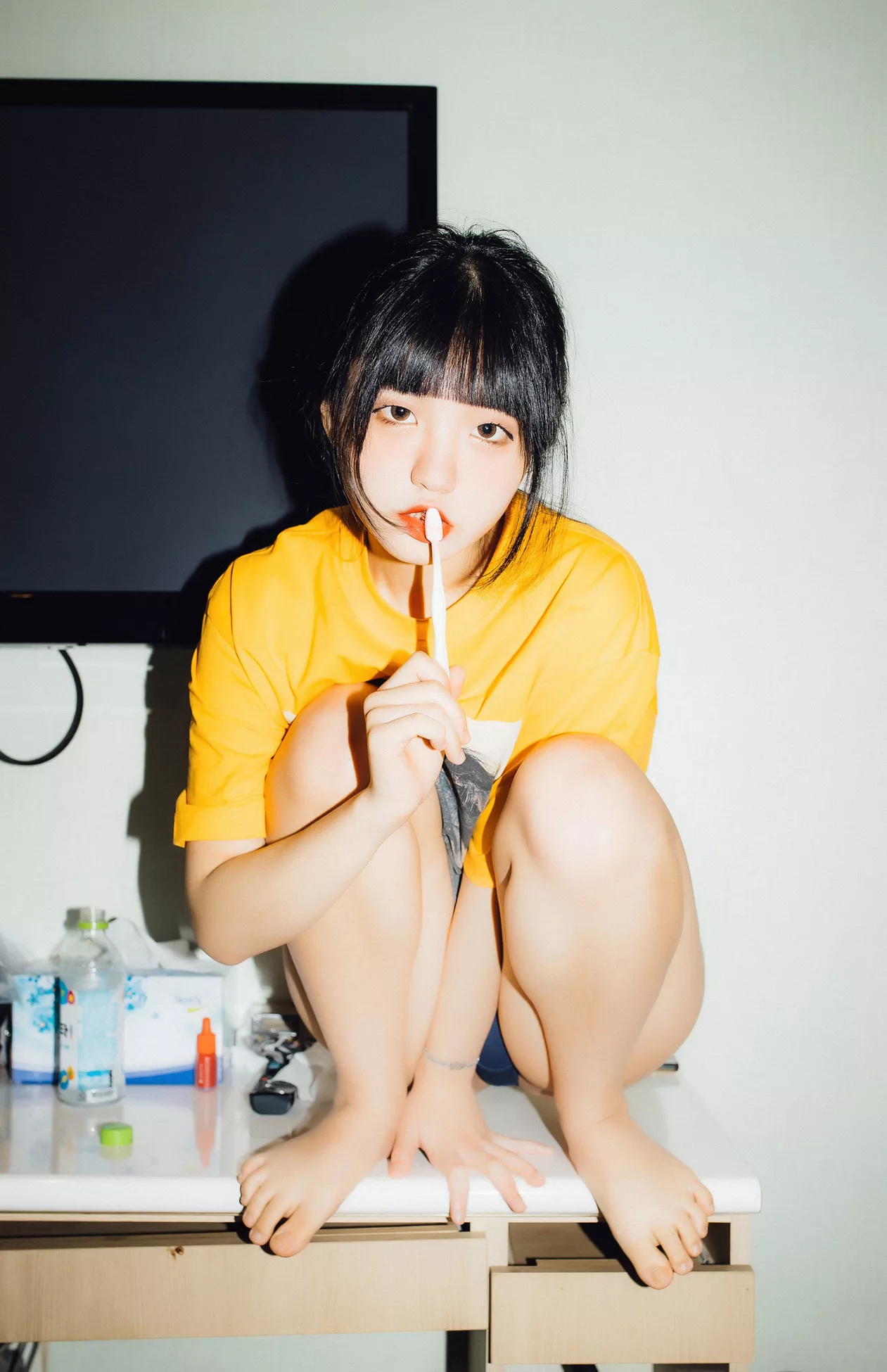 嫩模 写真 Cute Jenny 高丽 Jeong (58P) 月夜快照】 【Moon Night Jenny Snap is