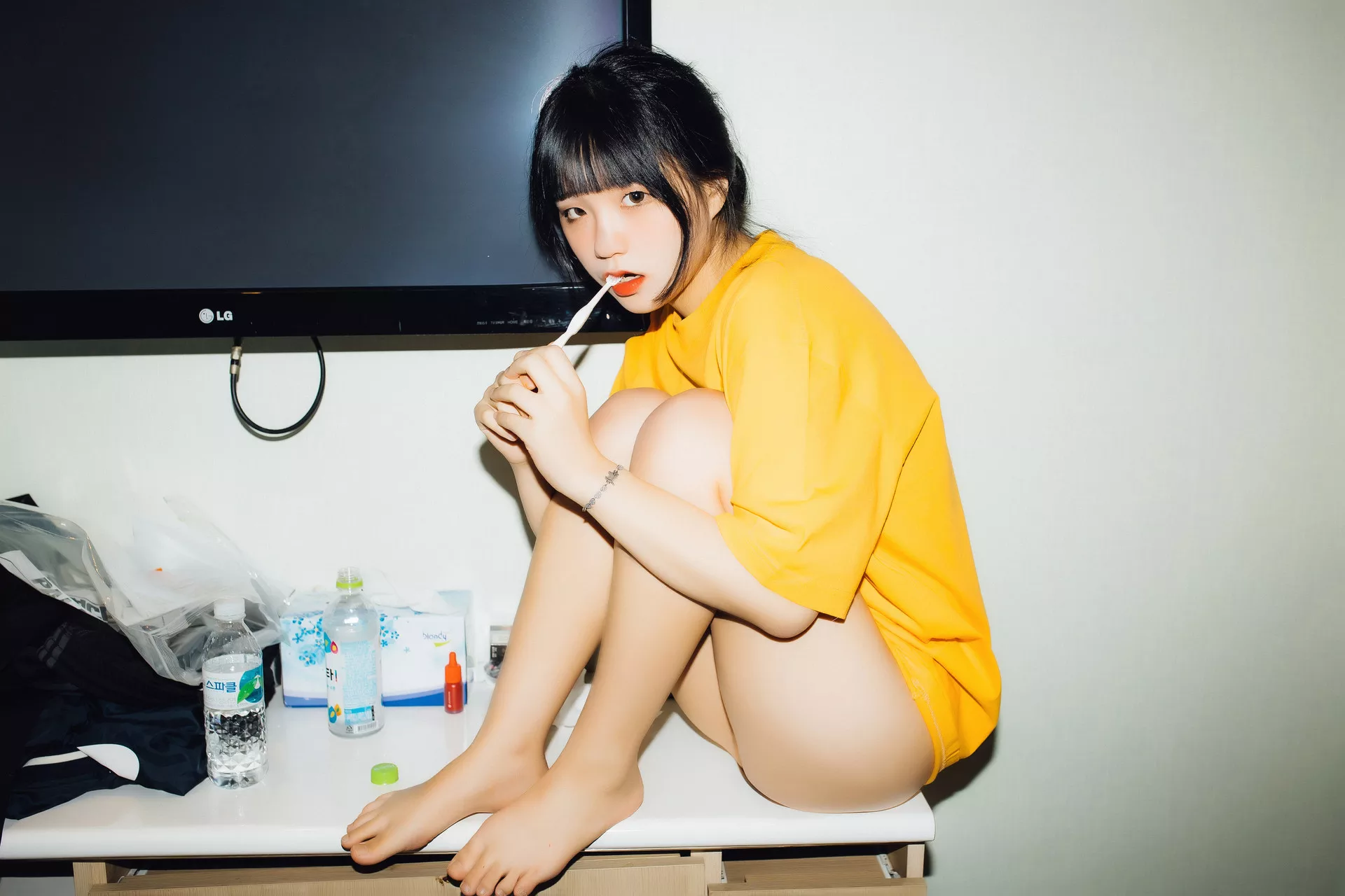 嫩模 写真 Cute Jenny 高丽 Jeong (58P) 月夜快照】 【Moon Night Jenny Snap is
