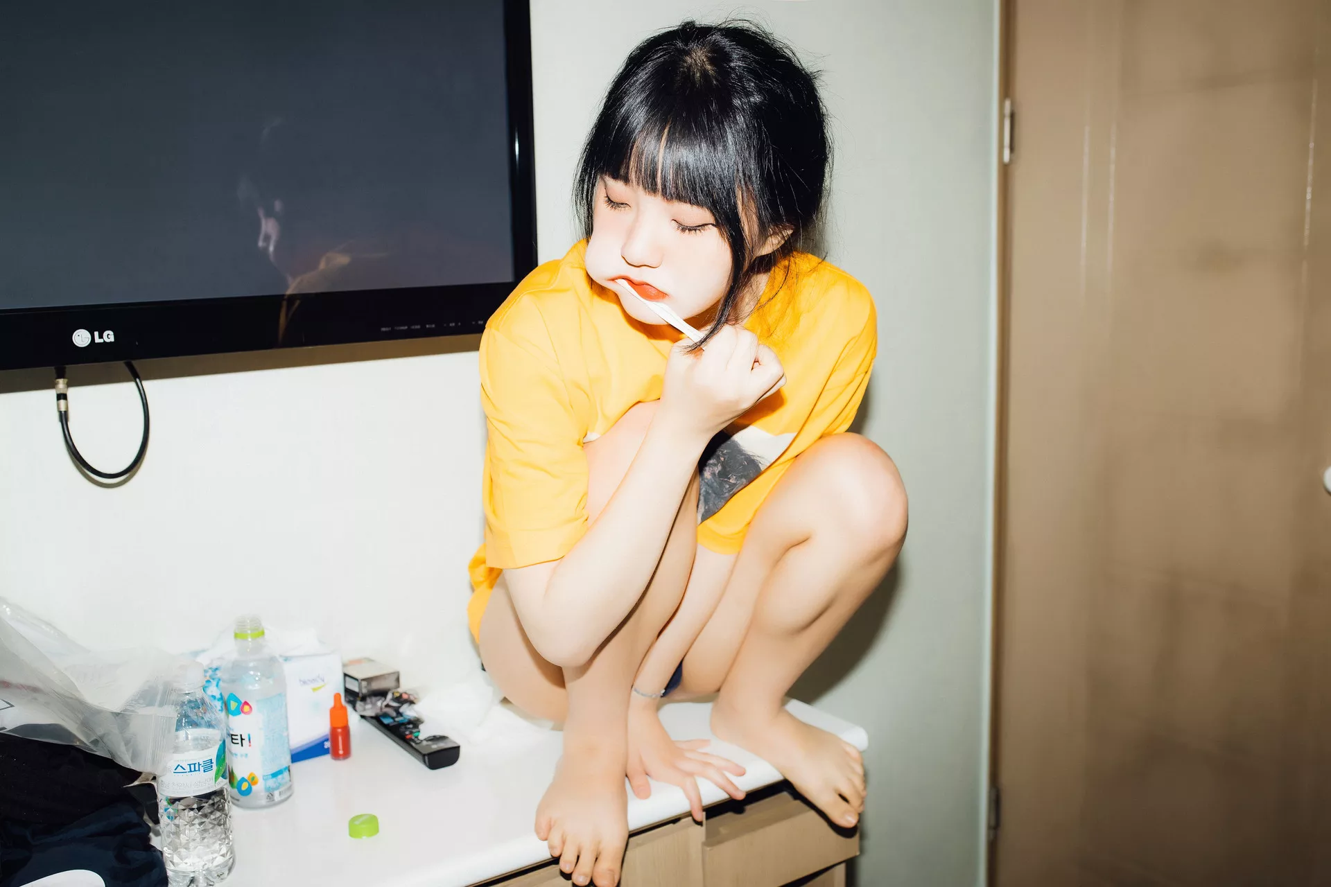 嫩模 写真 Cute Jenny 高丽 Jeong (58P) 月夜快照】 【Moon Night Jenny Snap is