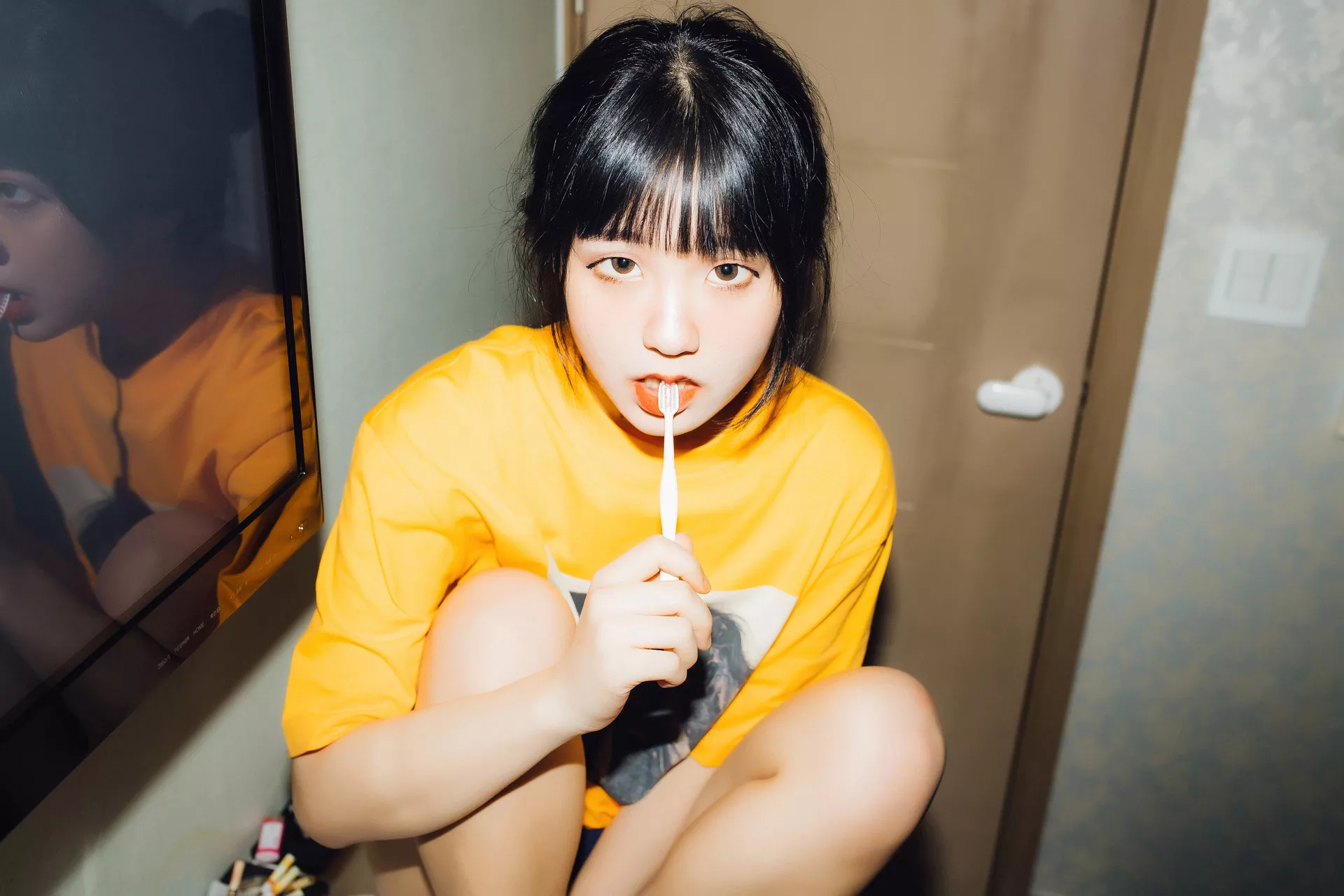 嫩模 写真 Cute Jenny 高丽 Jeong (58P) 月夜快照】 【Moon Night Jenny Snap is