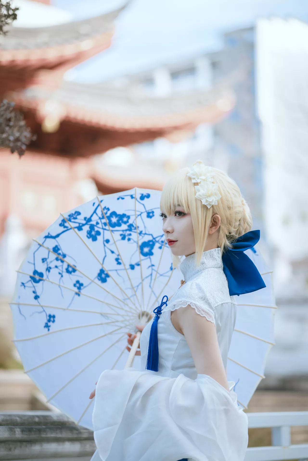 福利 No.2 Cosplay 【封疆疆 Arturia v】 美人 Pendragon saber旗袍