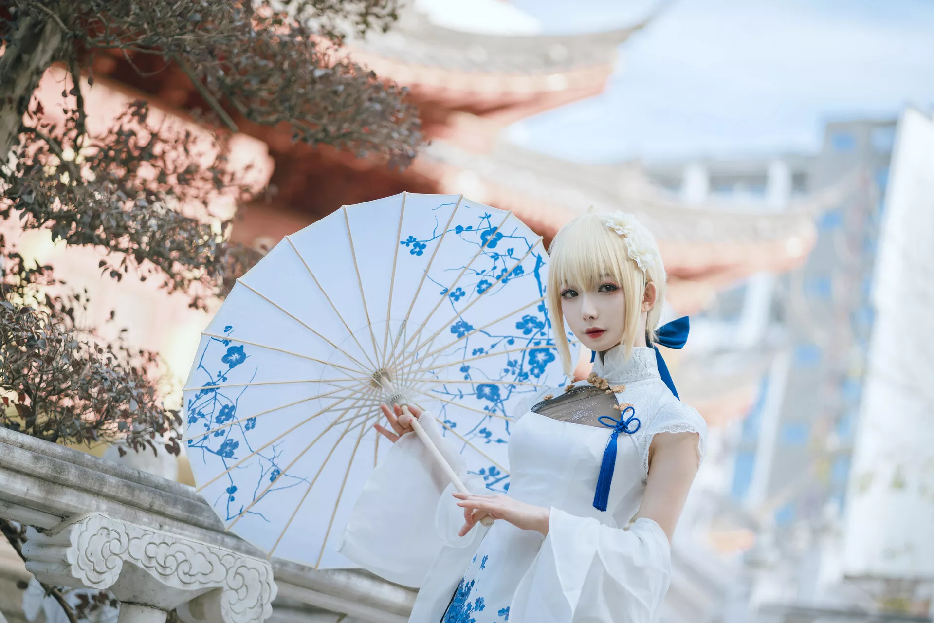 福利 No.2 Cosplay 【封疆疆 Arturia v】 美人 Pendragon saber旗袍