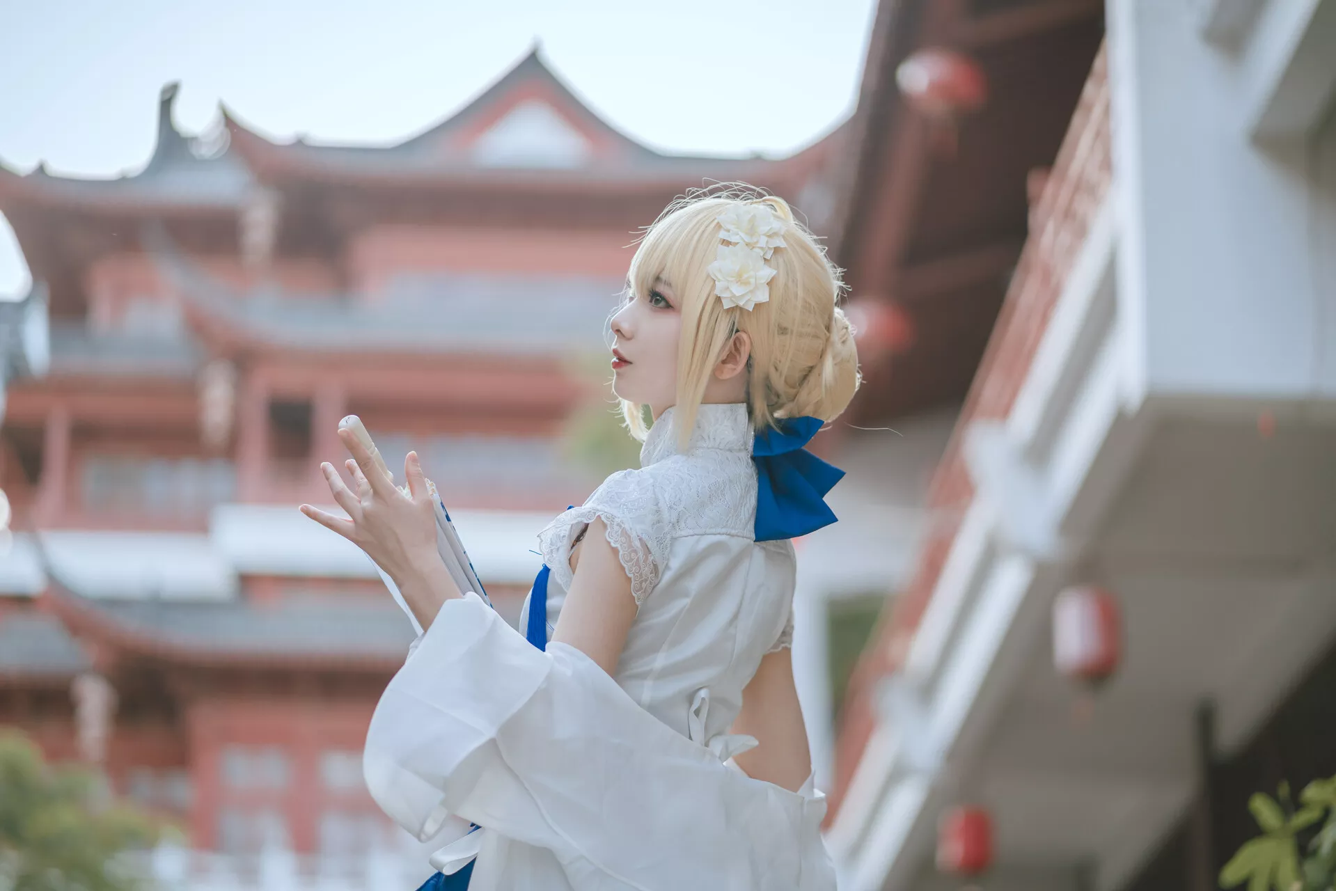 福利 No.2 Cosplay 【封疆疆 Arturia v】 美人 Pendragon saber旗袍