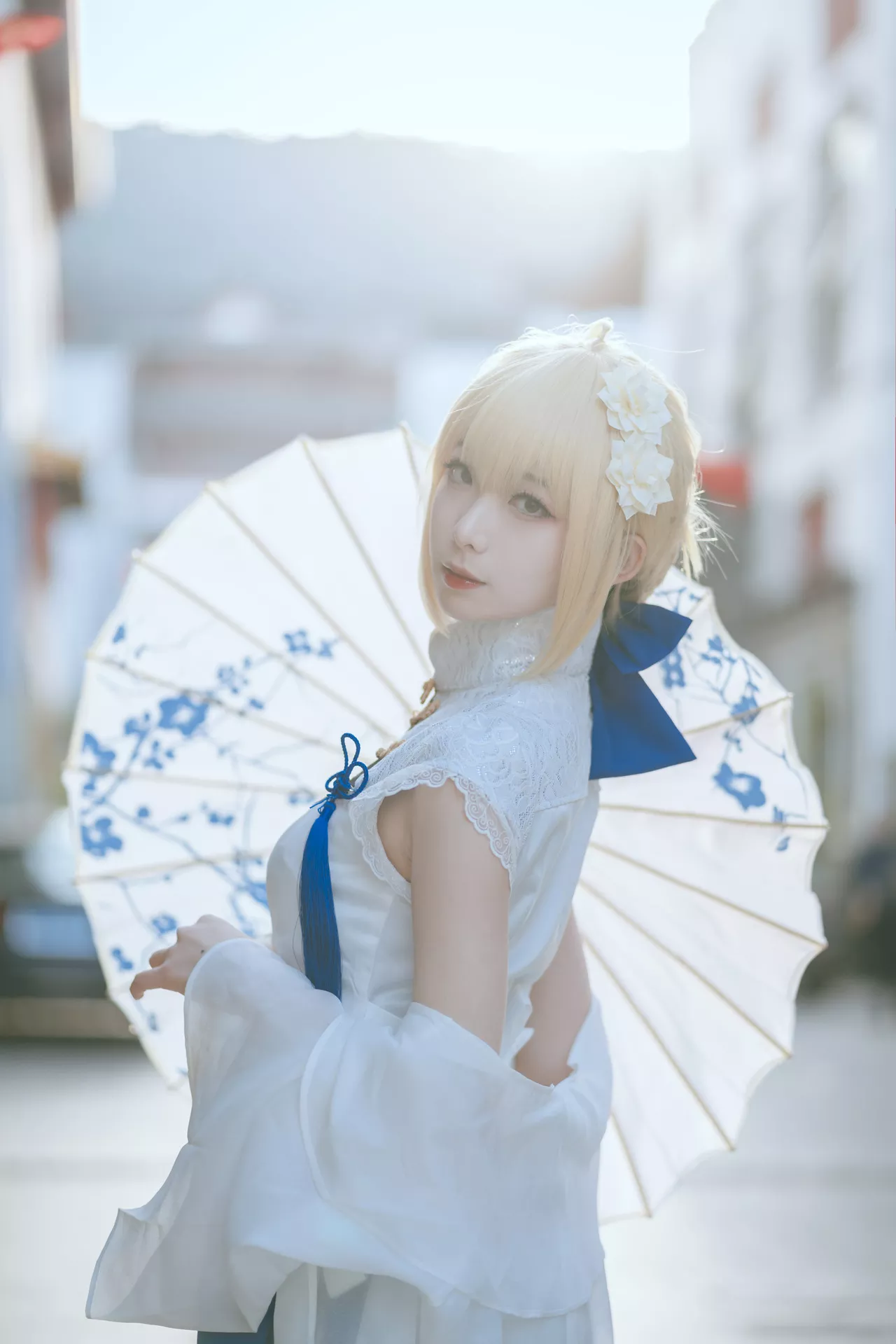 福利 No.2 Cosplay 【封疆疆 Arturia v】 美人 Pendragon saber旗袍