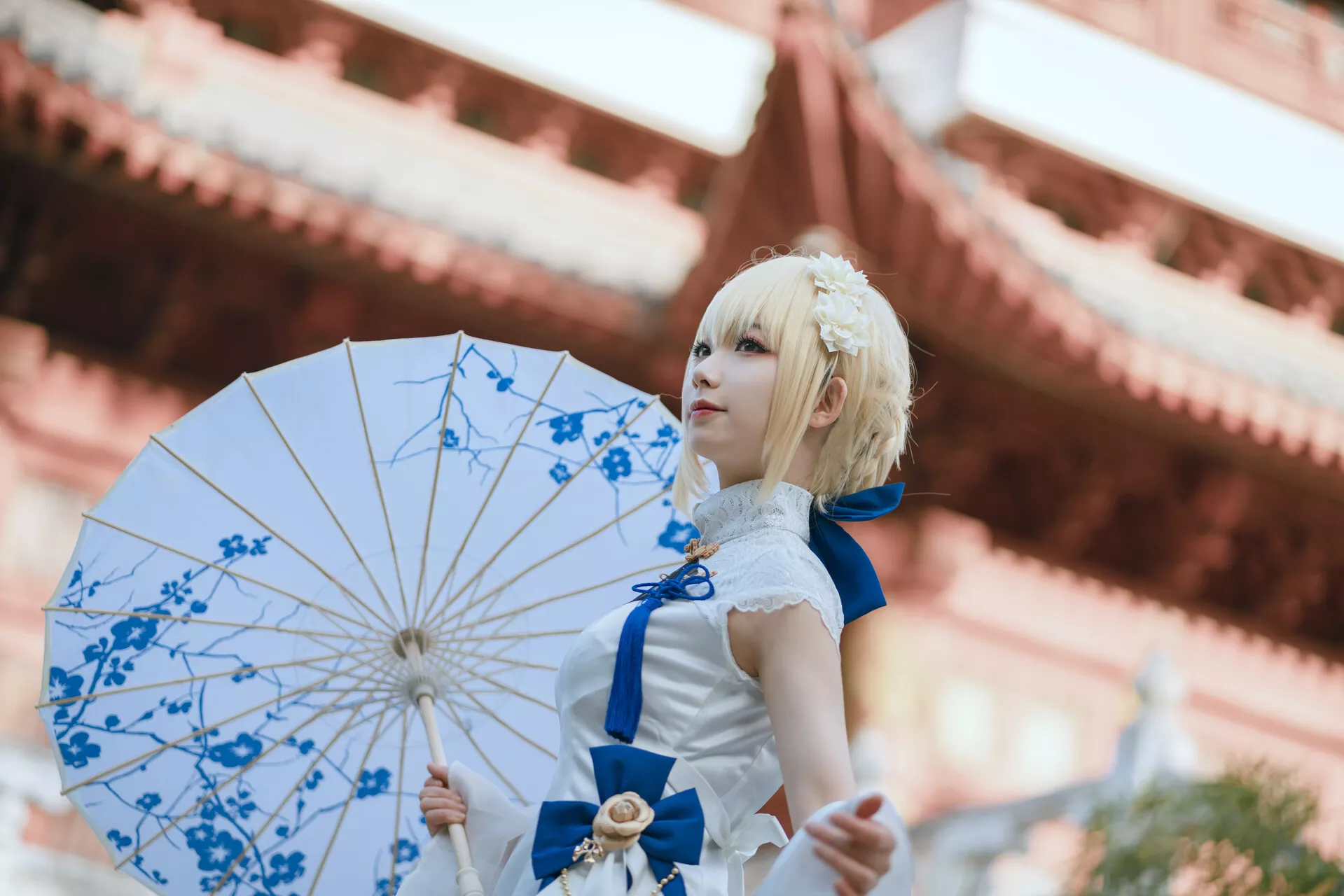 福利 No.2 Cosplay 【封疆疆 Arturia v】 美人 Pendragon saber旗袍