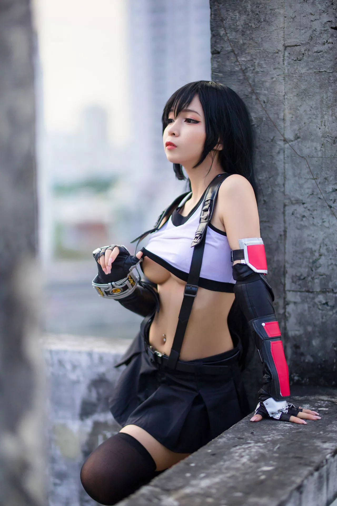 【Umeko 梅子】 Lockhart No.1 福报 J. Cosplay 丽人 Tifa