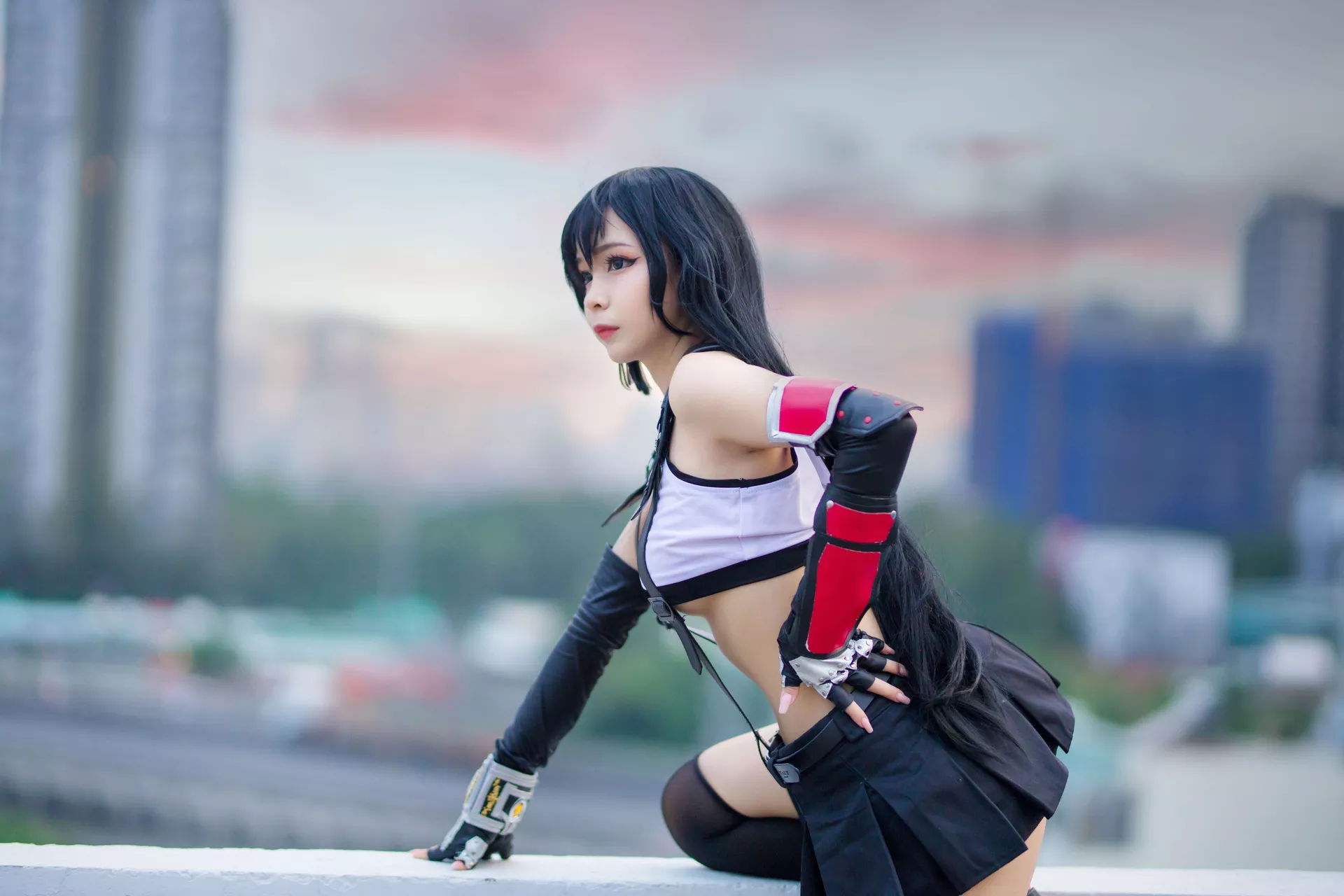 【Umeko 梅子】 Lockhart No.1 福报 J. Cosplay 丽人 Tifa