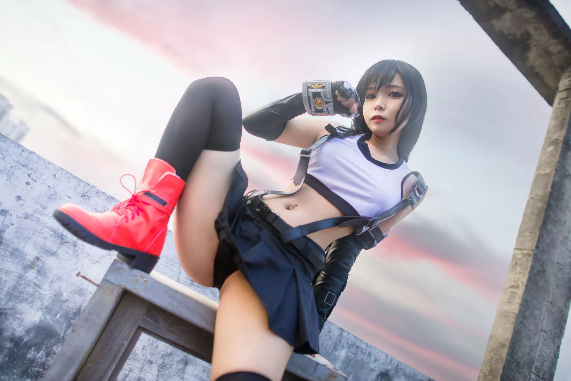 【Umeko 梅子】 Lockhart No.1 福报 J. Cosplay 丽人 Tifa