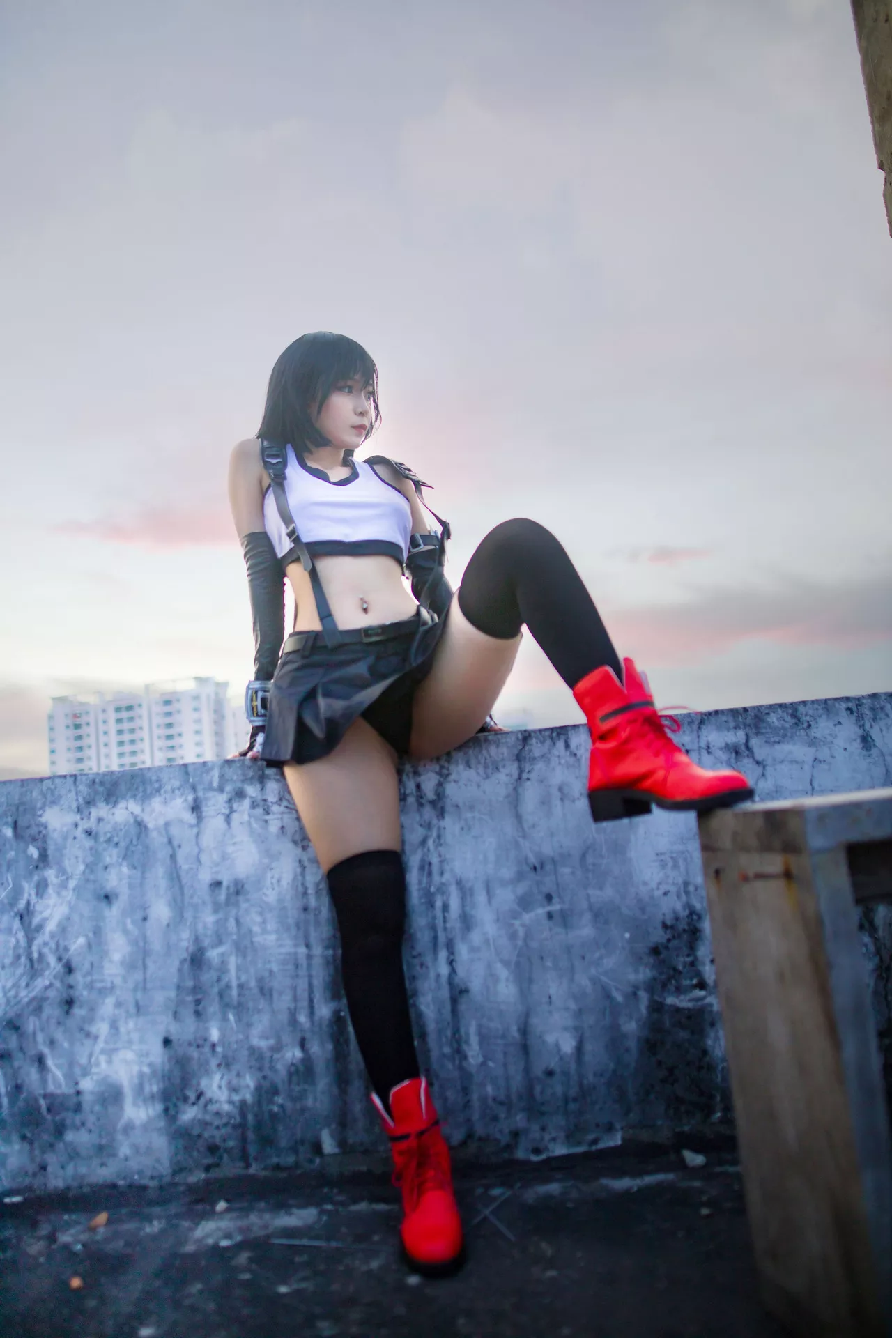 【Umeko 梅子】 Lockhart No.1 福报 J. Cosplay 丽人 Tifa