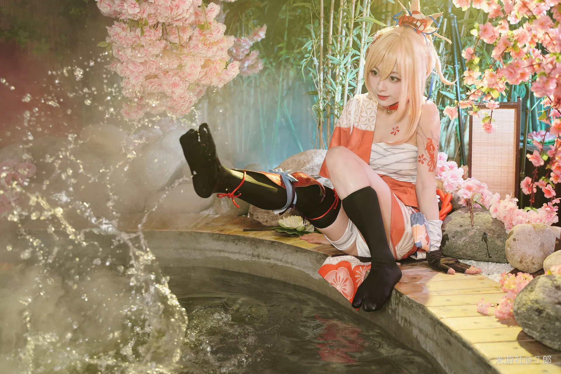 Yoimiya Cosplay 【小稚稚稚酱】 Nohara 福利 仙女 宵宫 Naga