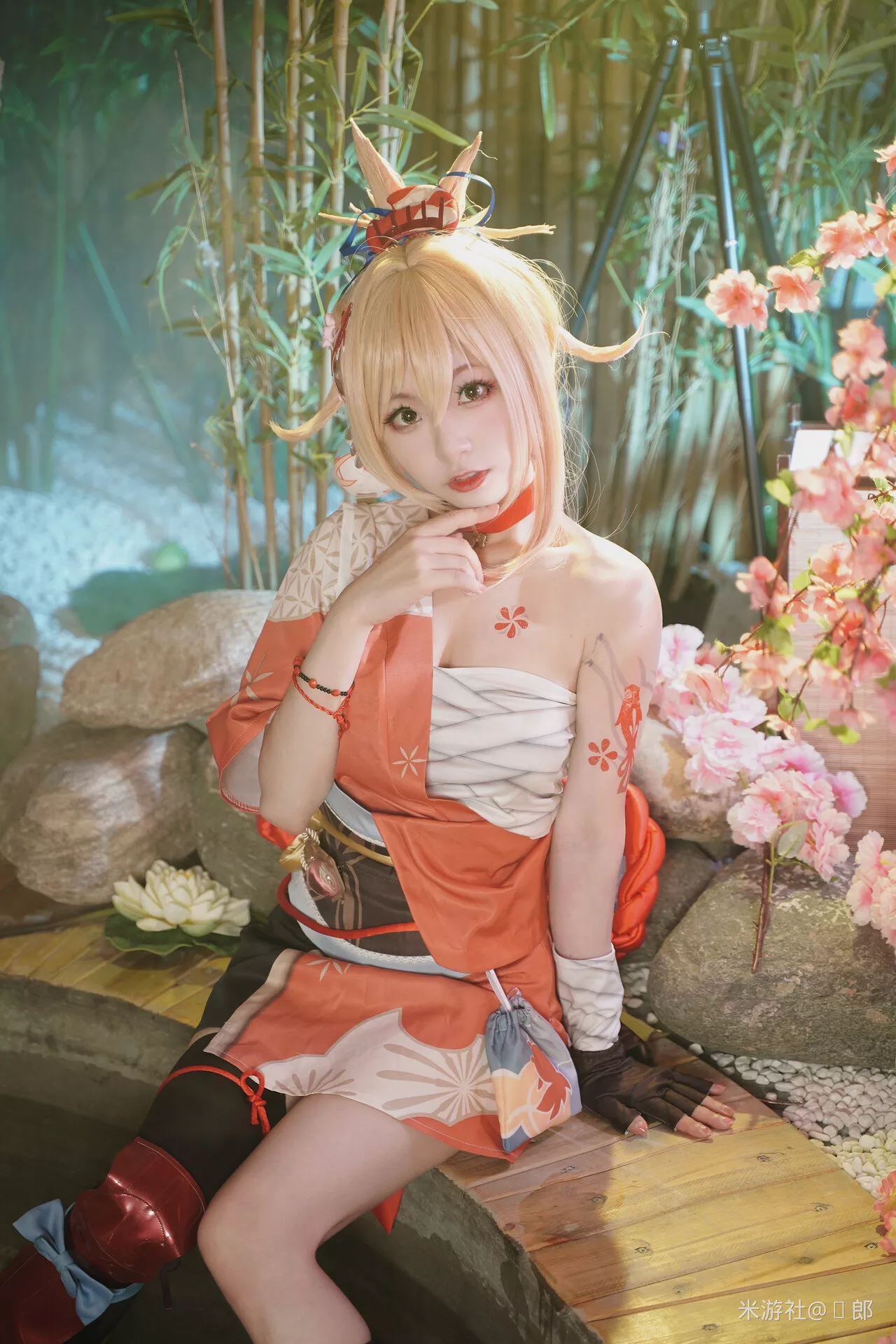 Yoimiya Cosplay 【小稚稚稚酱】 Nohara 福利 仙女 宵宫 Naga