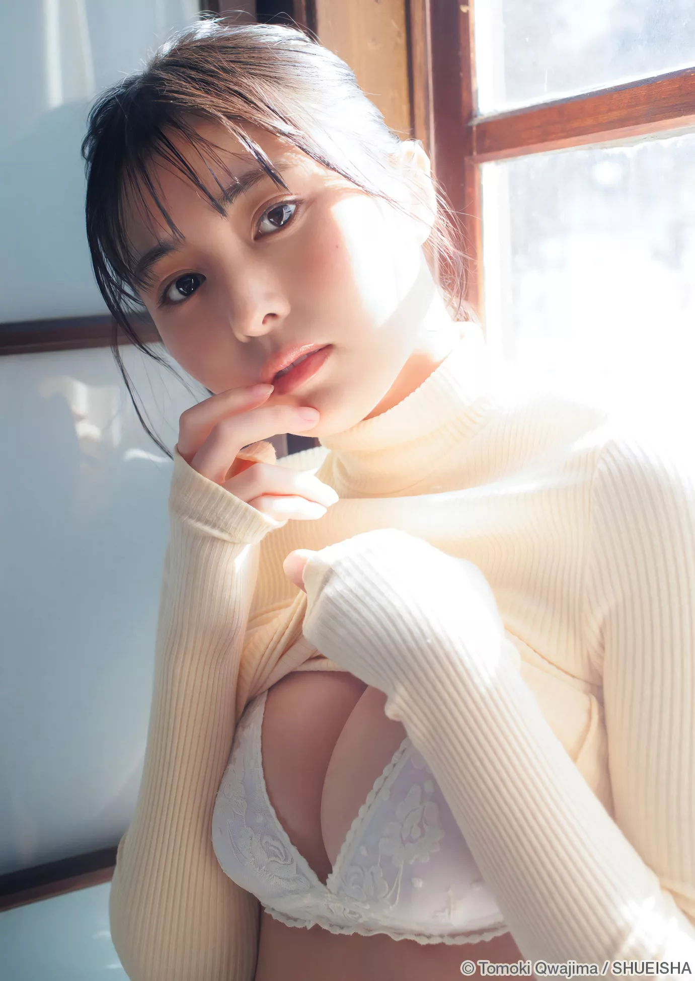 ( 日本 2024 丽人 Jump Tonchiki �D知气さきなYoung 杂志艺术图 2024年15号) Sakina Set.15