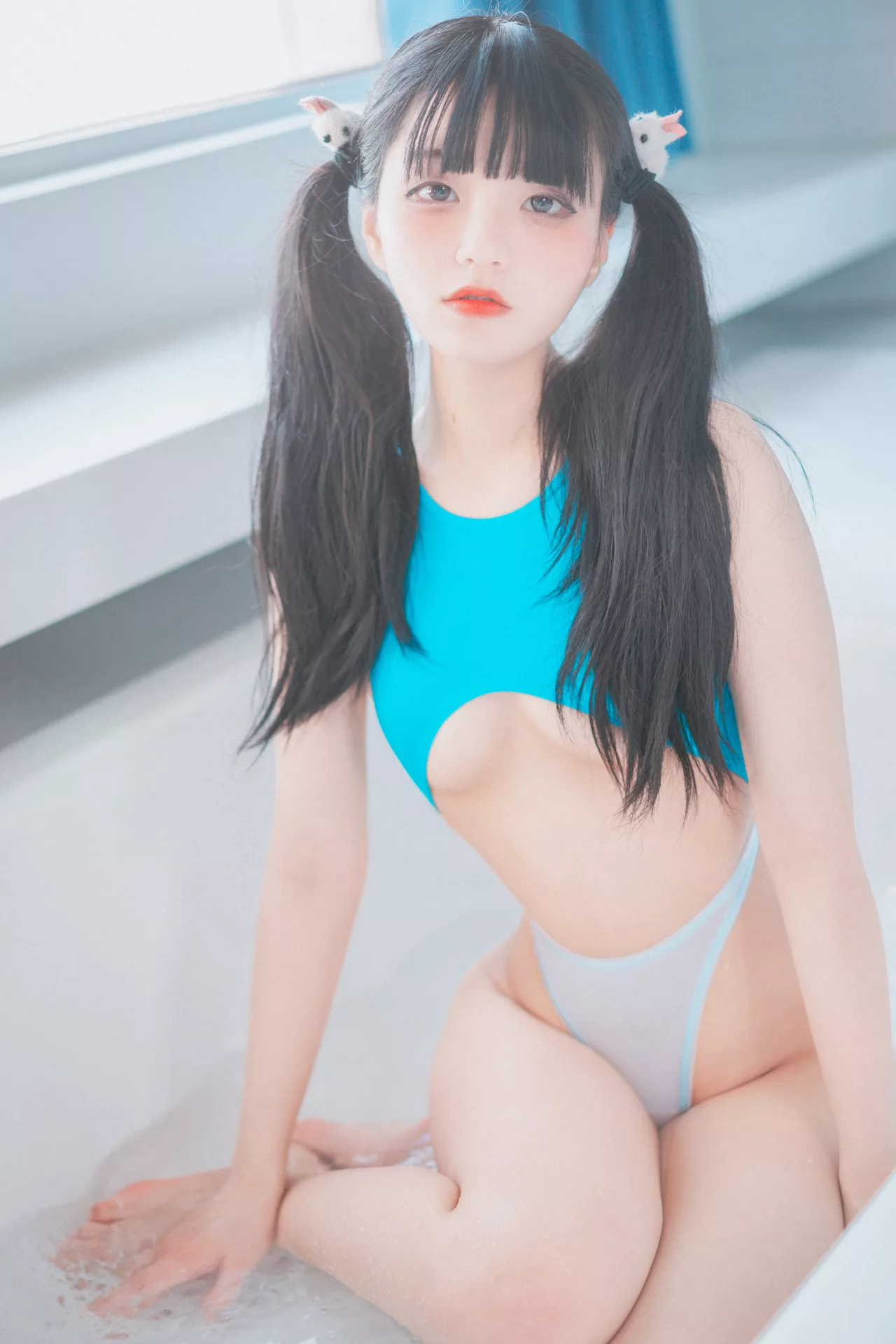#3 Jeong 韩国 Lessons 美模 写真 大佳玩】 Jenny Swimming 【DJAWA 全集修正