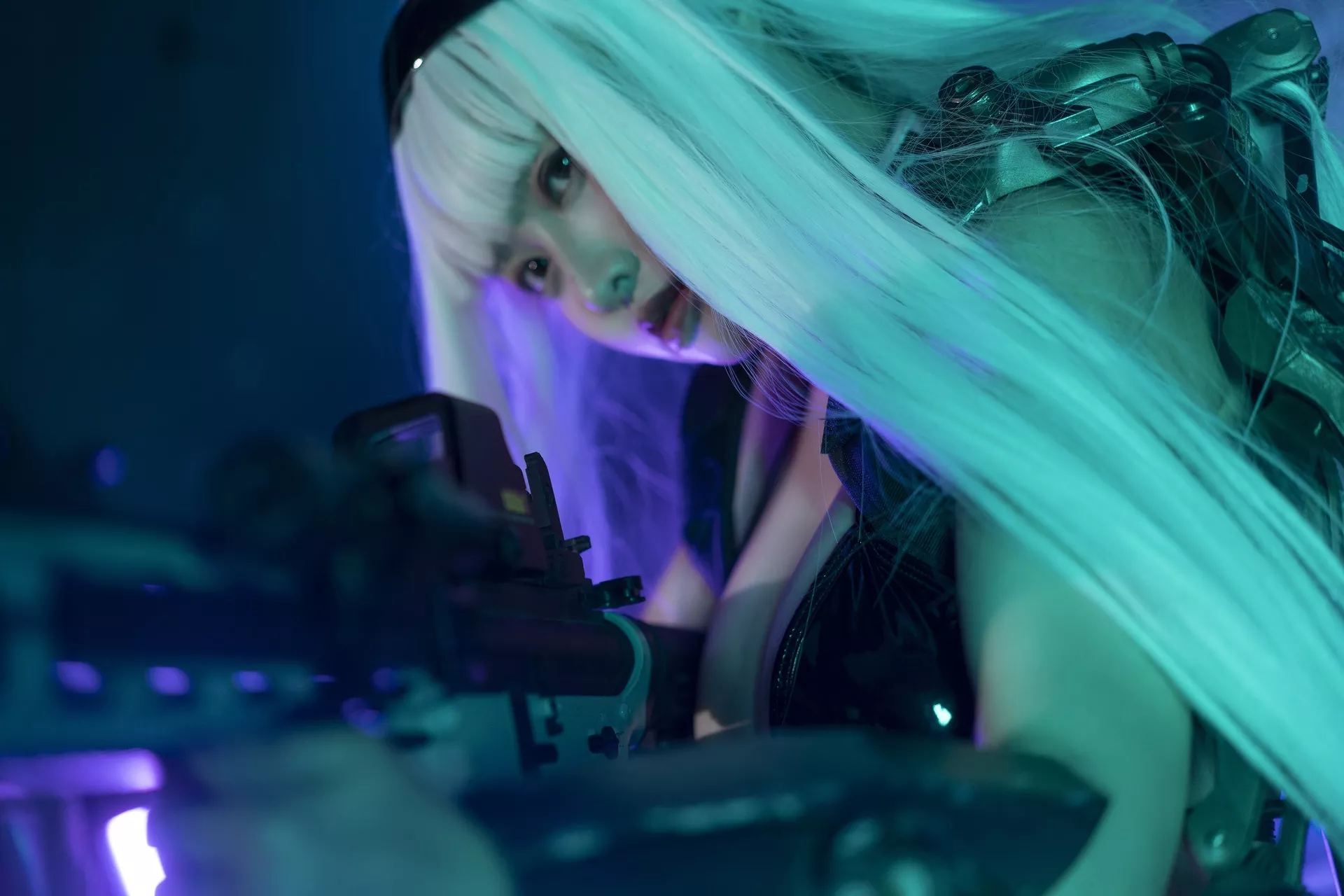 福利 Cosplay 美人 【脱尾巴Mizuki】 赛博朋克 Cyberpunk 2021