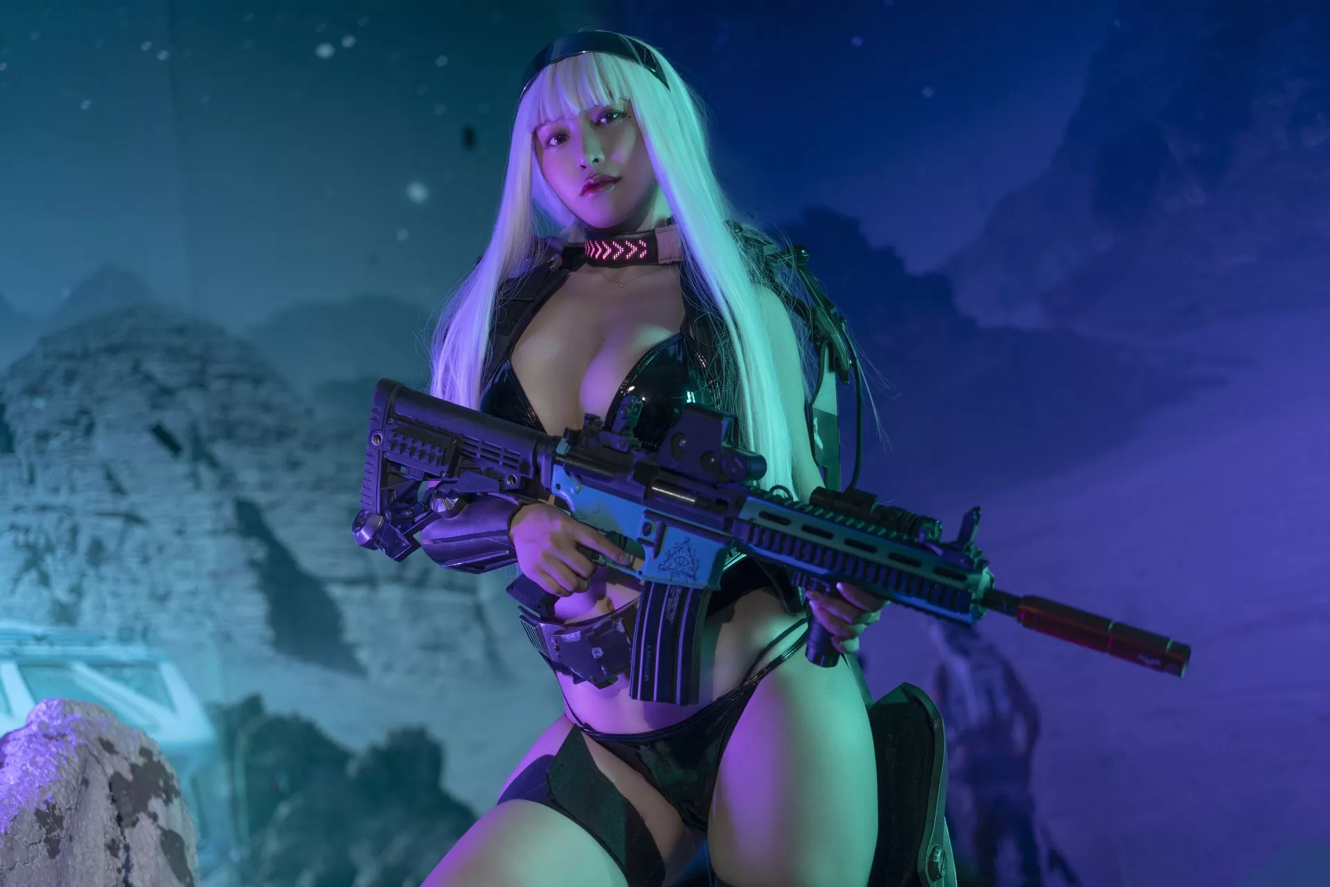 福利 Cosplay 美人 【脱尾巴Mizuki】 赛博朋克 Cyberpunk 2021