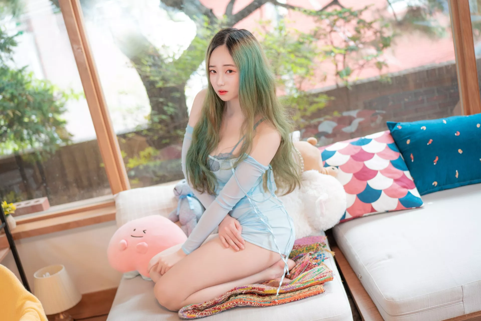 佳人 Bambi【CreamSoda No.10 (55P) 南韩 Bambi 苏打】 Set.1 写真 奶油